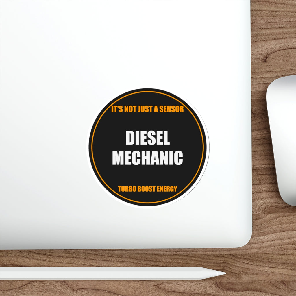 Diesel Mechanic Die-Cut Vinyl Sticker - view 15