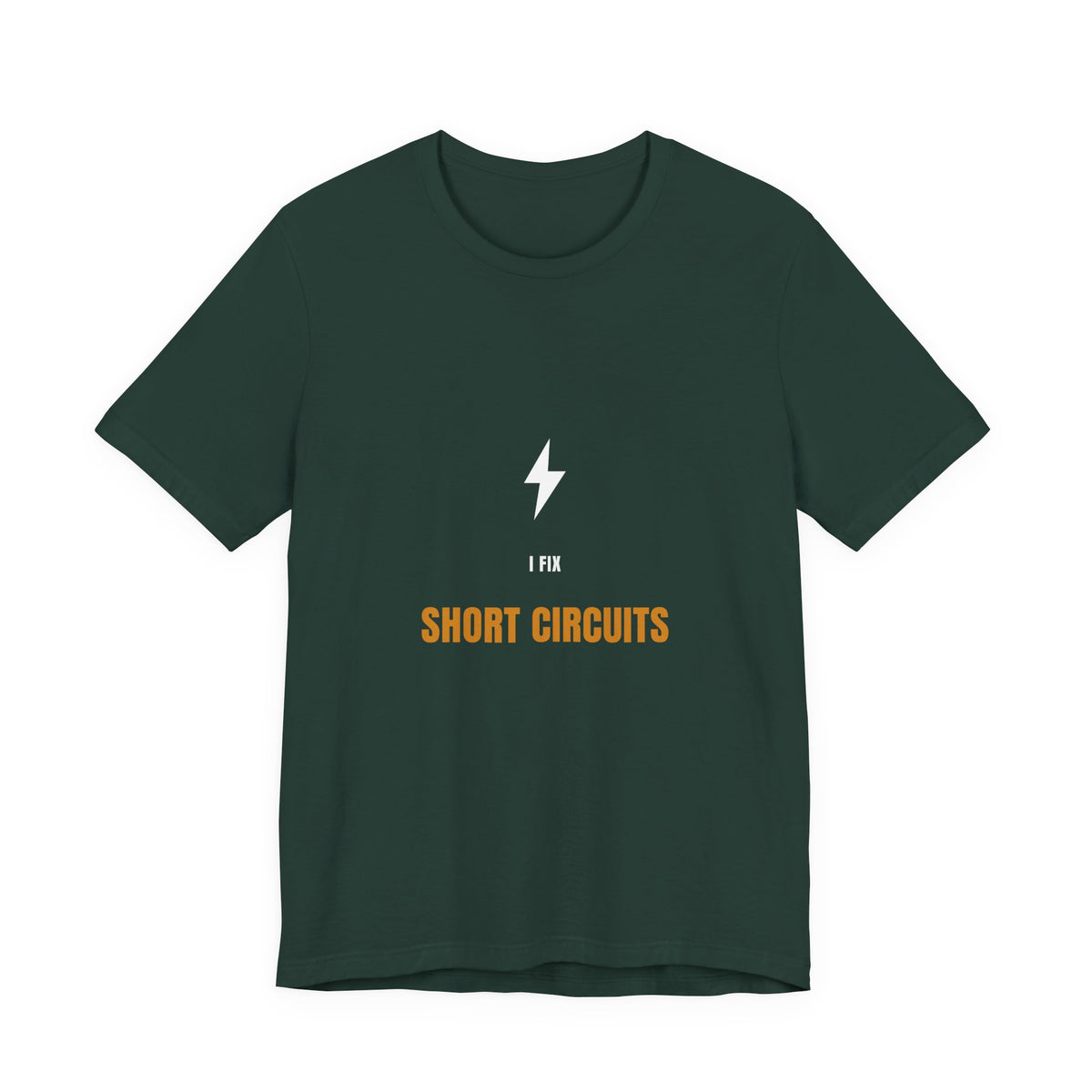 I Fix Short Circuits Couples Shirt - Electrician Matching Pair, Premium Bella Canvas