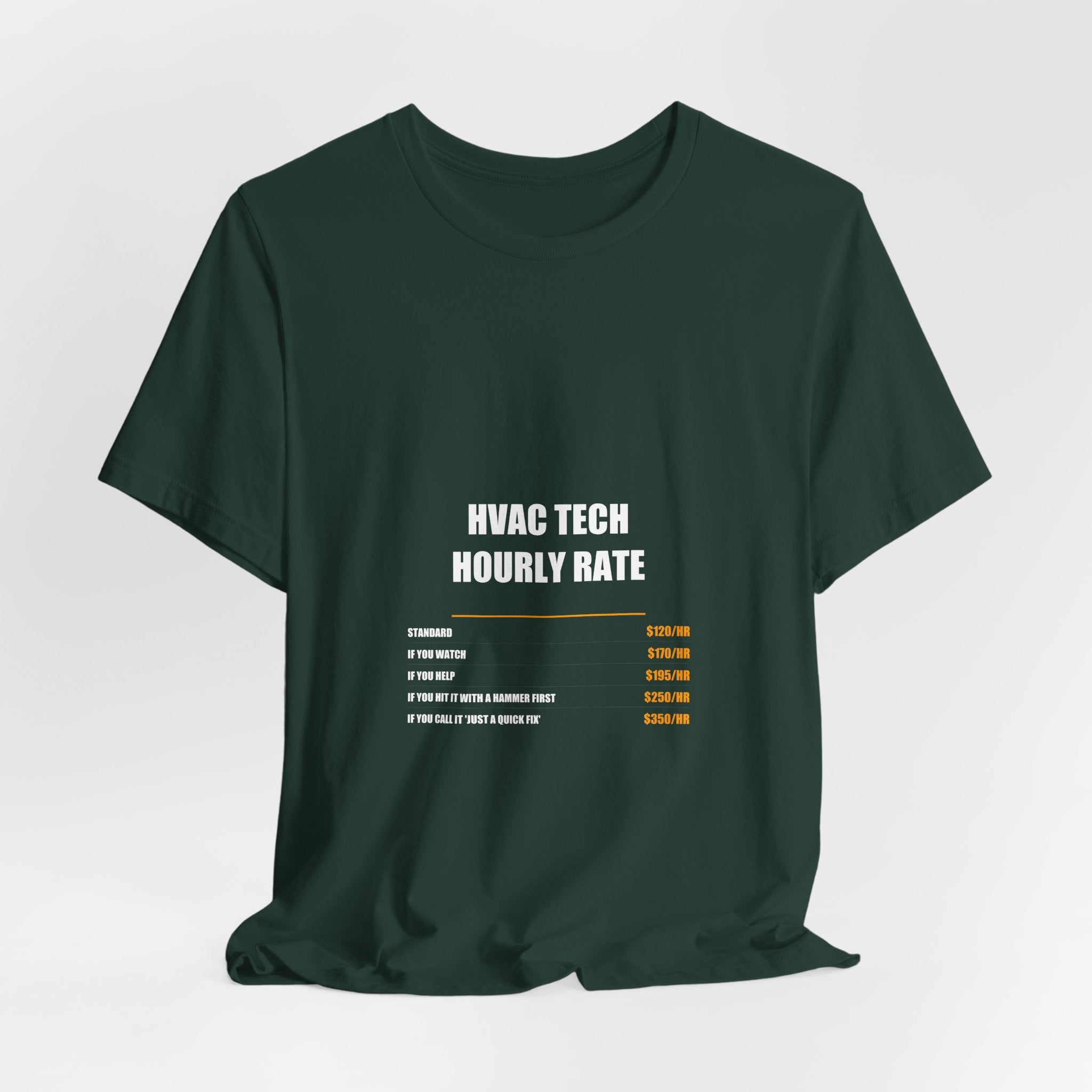 HVAC Technician Hourly Rate Shirt - view 22