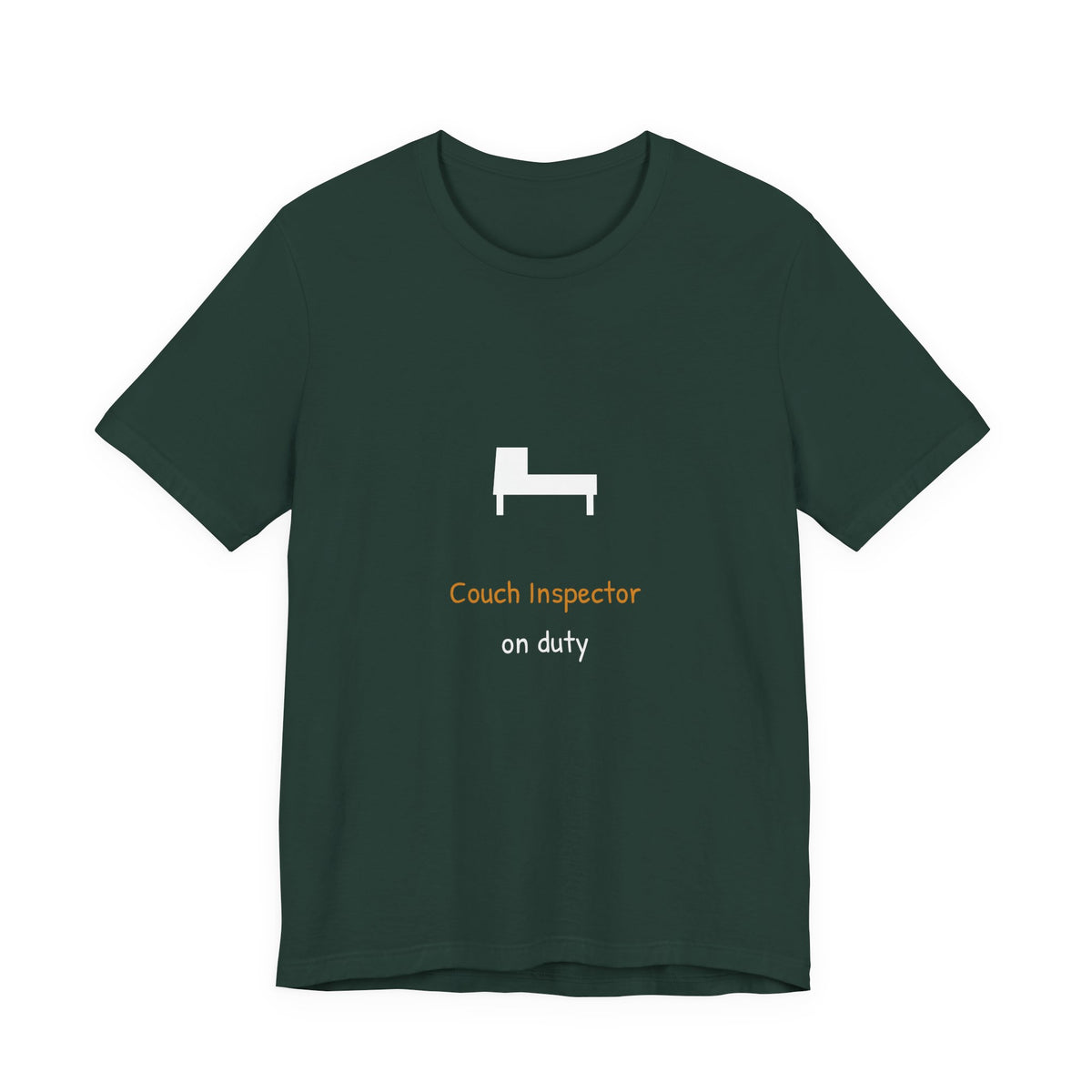 Couch Inspector Shirt - Hand-Lettered Edition, Premium Bella Canvas