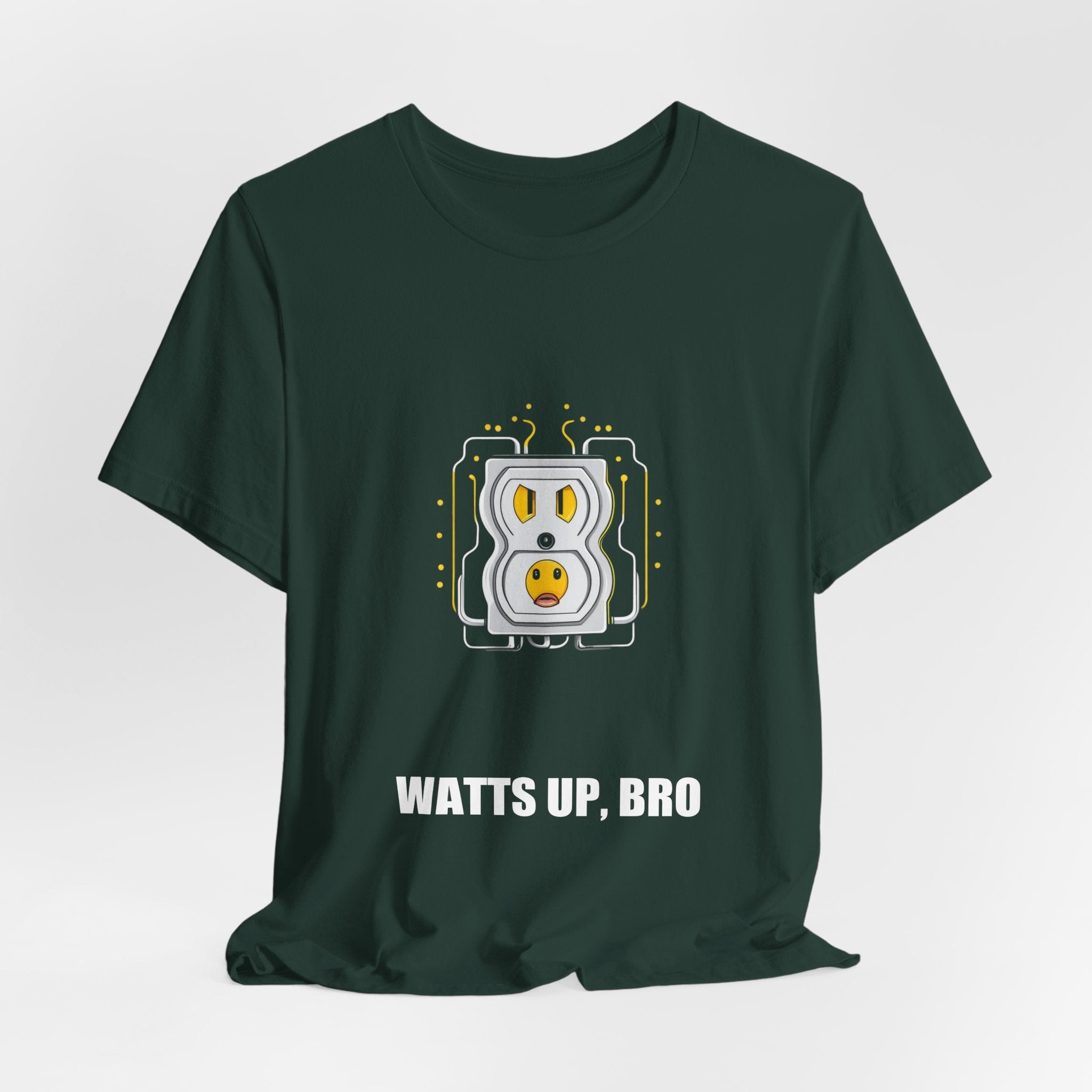 Watts Up Bro Funny Electrician Shirt - Electrician, Electrician Gift, Funny Electrician, Electrician Gifts, Tee, T-Shirt