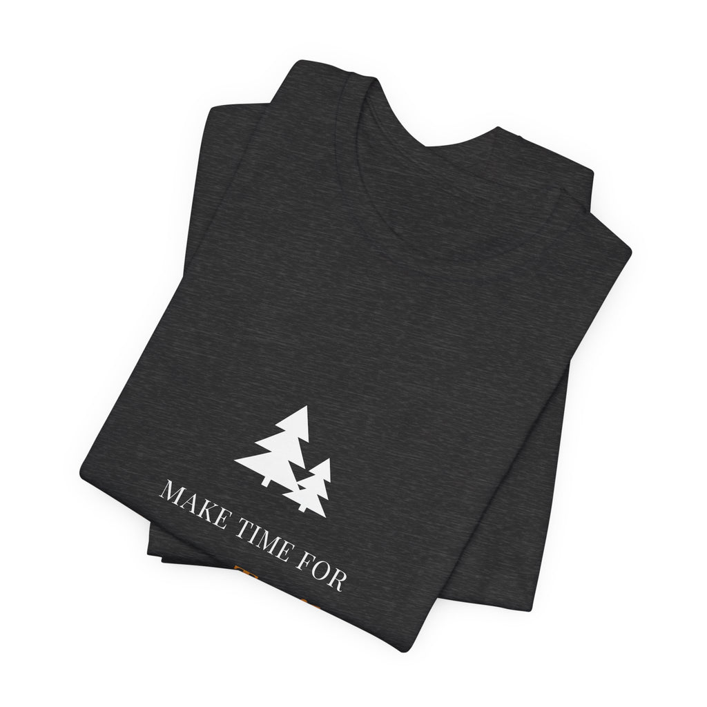 Long Trails Slow Mornings Shirt - Farmhouse Camping Tee, Premium Bella Canvas