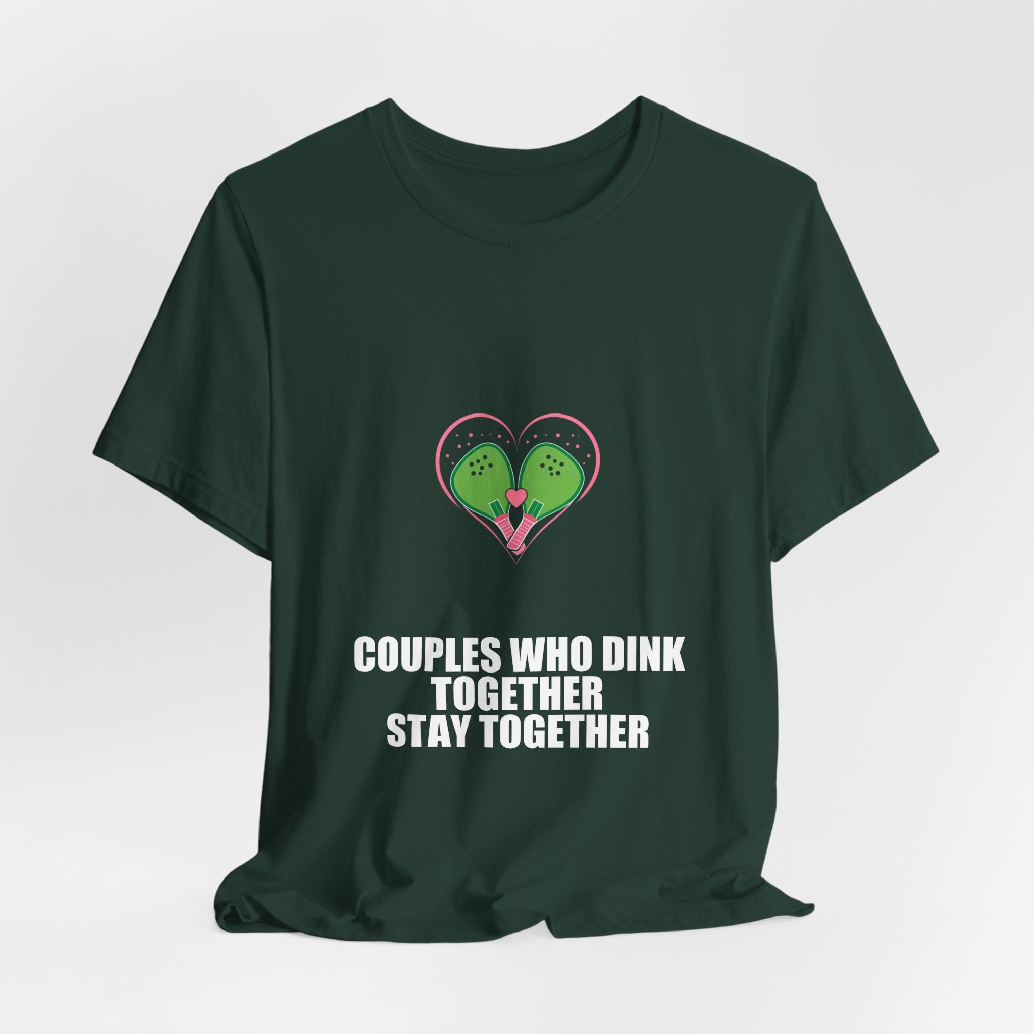 Couples Who Dink Together Stay Together Shirt - Pickleball Player, Pickleball Gift, Tee, T-Shirt