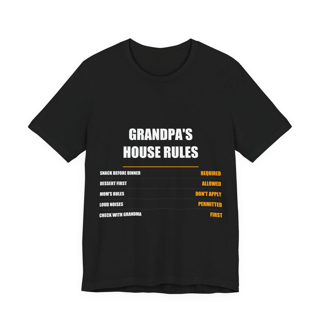 Grandpa's House Rules Shirt from Kindling & Hammer
