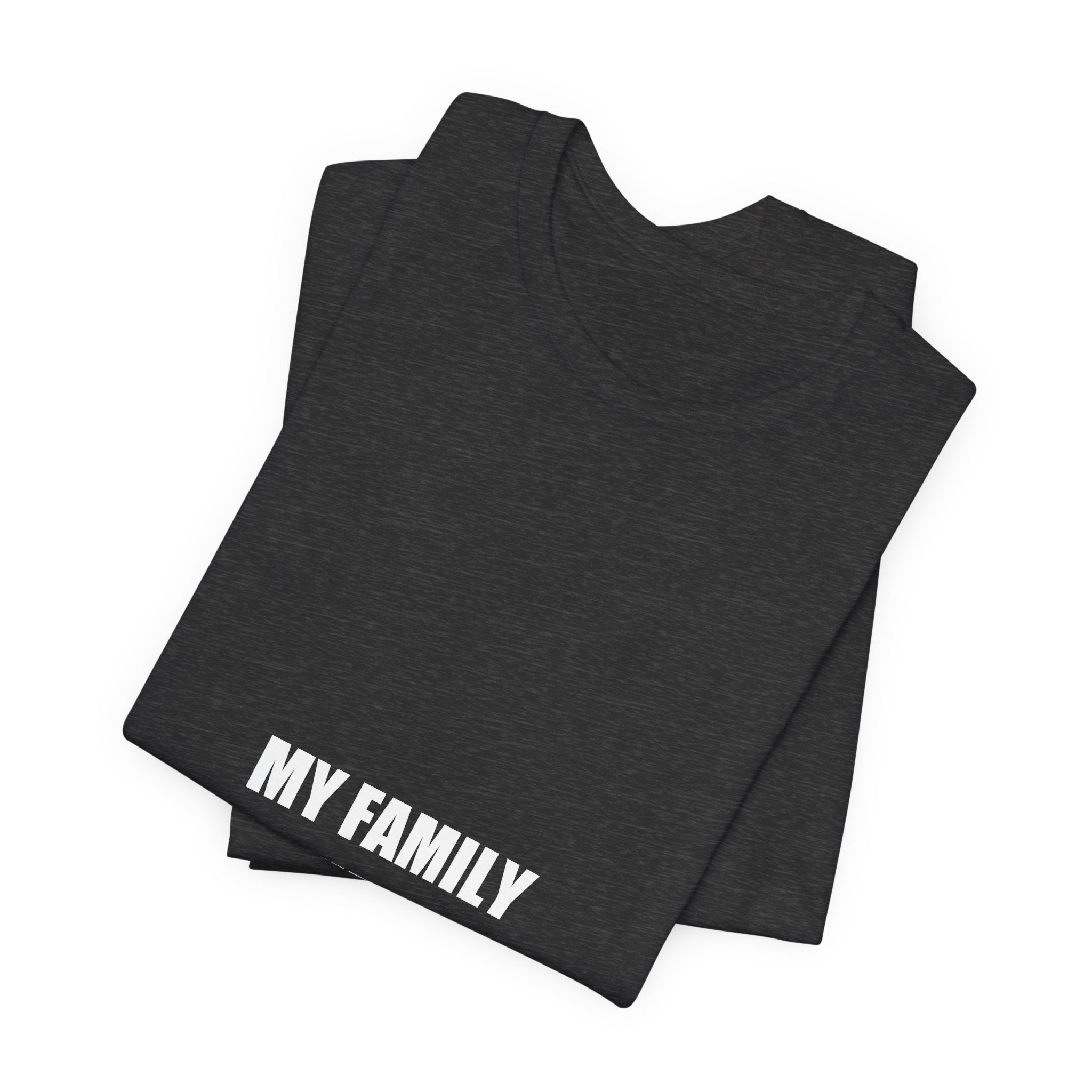 My Family Is Fur Real Shirt - Cute Dog Lover Gift, Dog Family Tee, Gift for Dog Mom Dad, Premium Bella Canvas