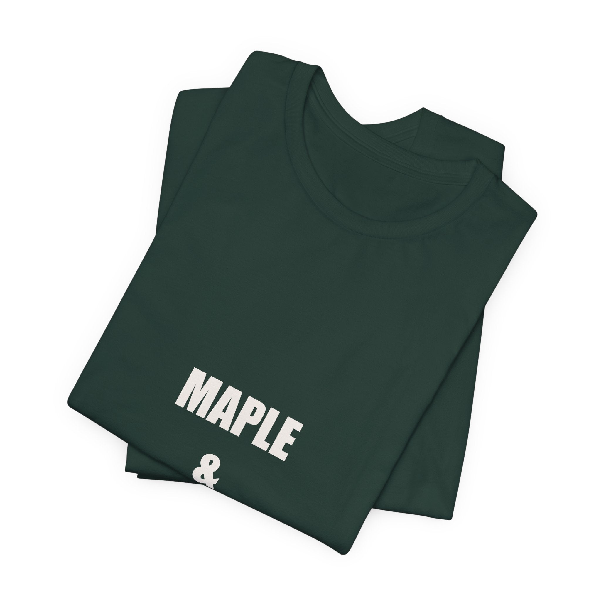 Maple And Hammer Shirt - Canadian Tradesman Tee, Canada Day Worker Gift, Funny Canadian Dad, Premium Bella Canvas