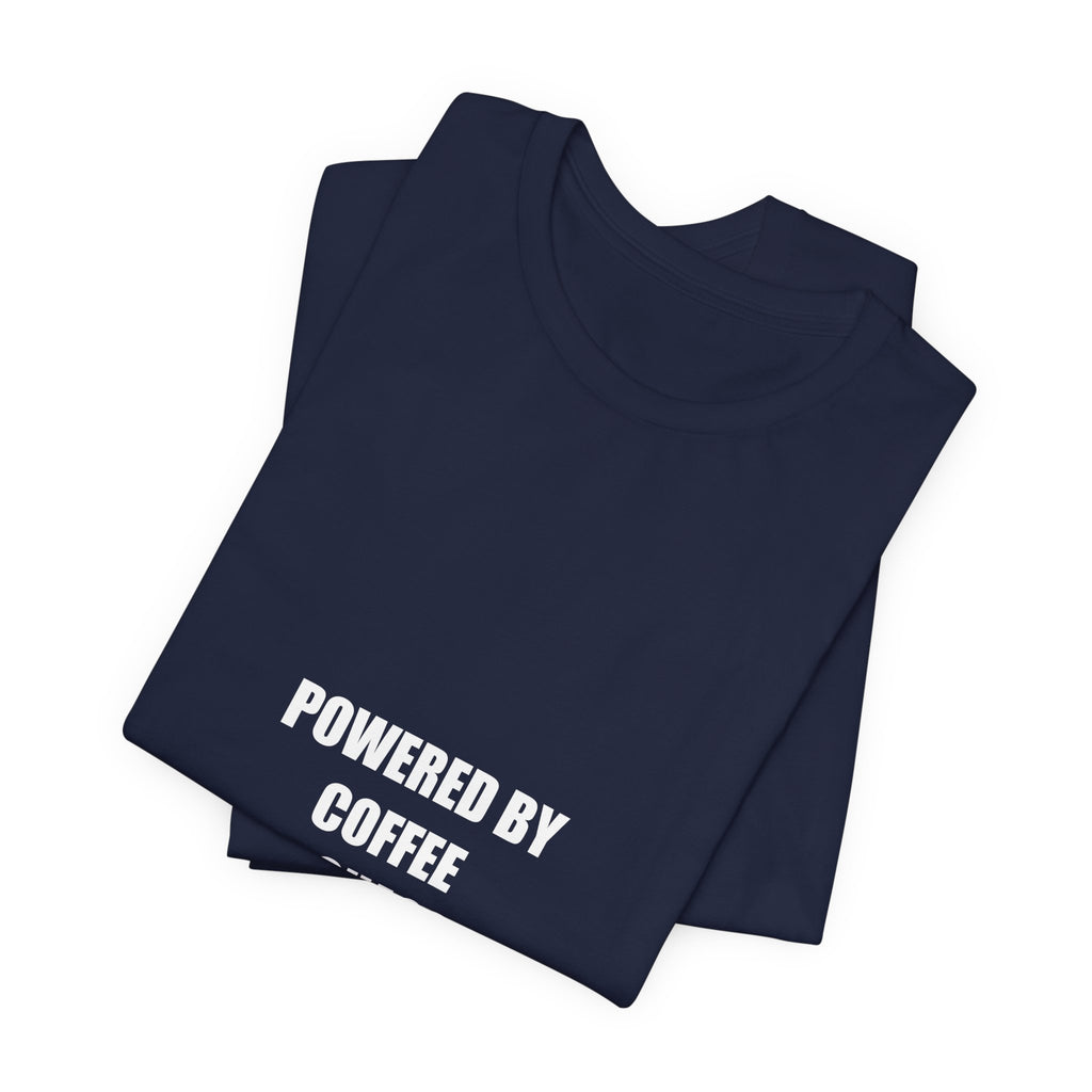 Powered by Coffee and Chaos Shirt - Funny Teacher Gift, Teacher Coffee Tee, Back to School, Premium Bella Canvas