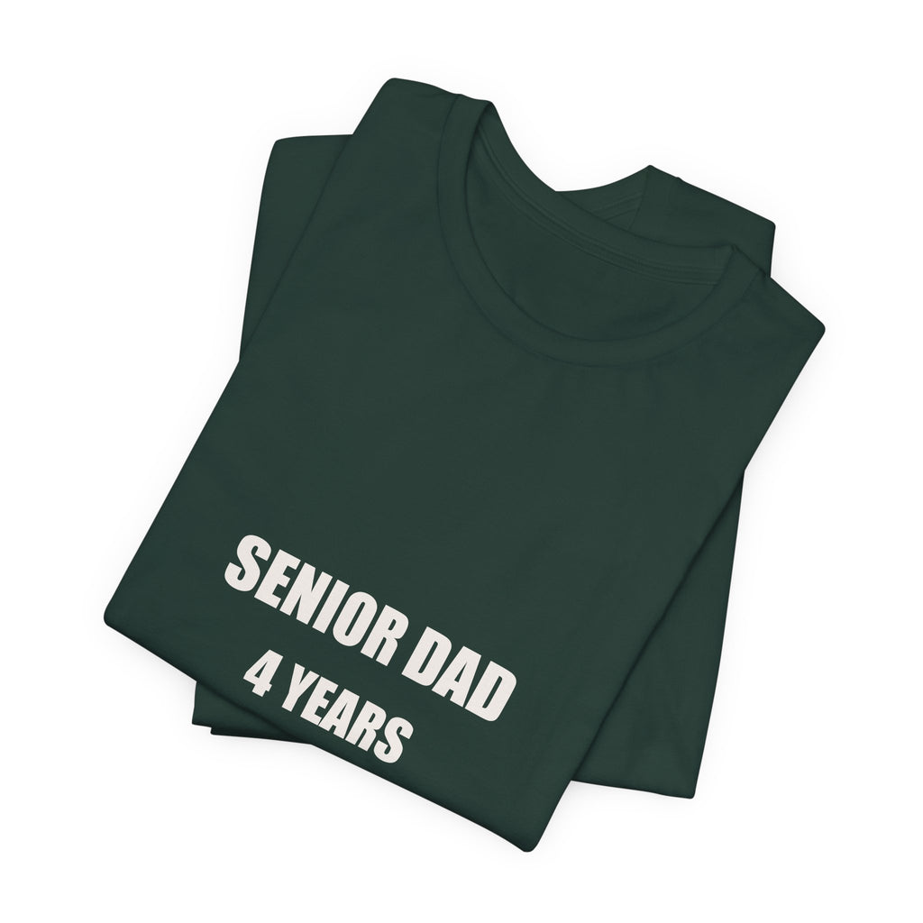 Senior Football Dad Shirt - 4 Years Of Friday Nights Worth Every One, Senior Night Football Dad Gift, Premium Bella Canvas Tee