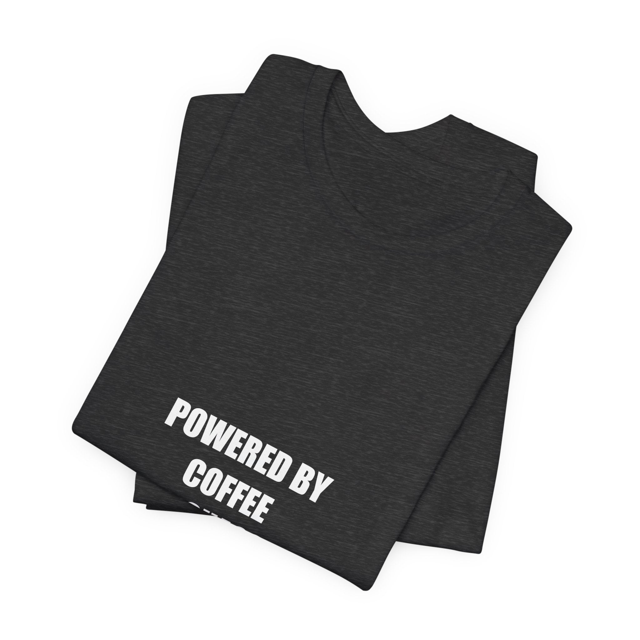 Powered by Coffee and Chaos Shirt - Funny Teacher Gift, Teacher Coffee Tee, Back to School, Premium Bella Canvas