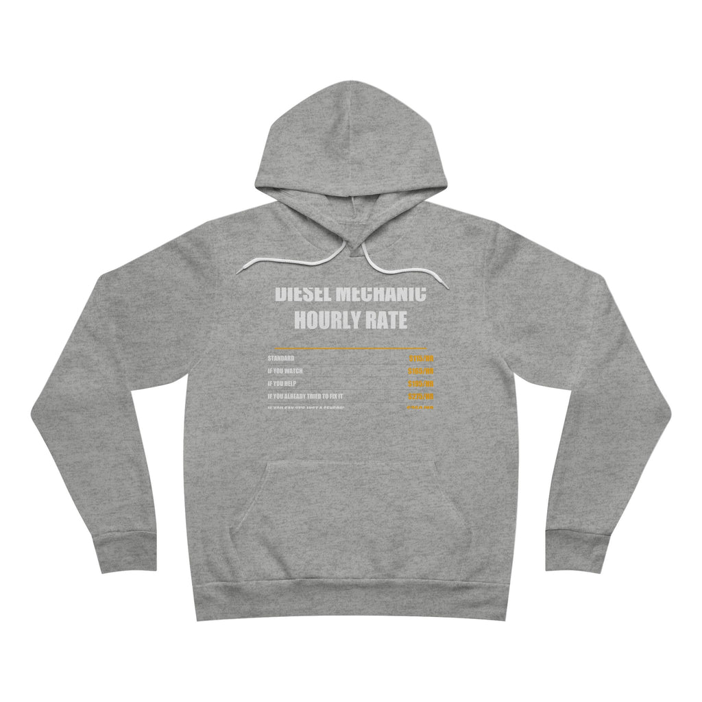 Diesel Mechanic Hourly Rate Hoodie - view 3