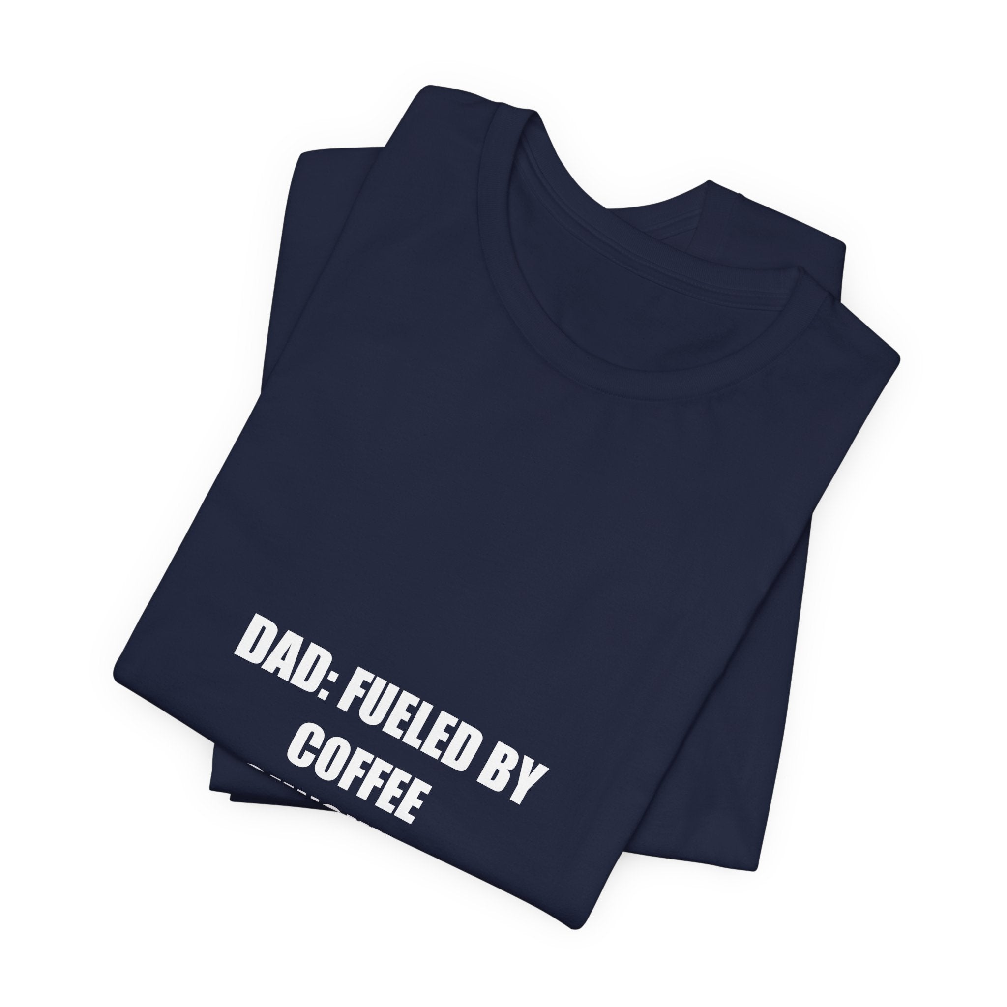 Dad Fueled by Coffee Sunshine and Dad Jokes Shirt - Funny Summer Dad Tee, Father's Day Gift, Premium Bella Canvas