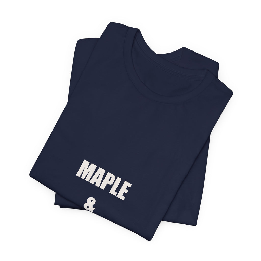 Maple And Hammer Shirt - Canadian Tradesman Tee, Canada Day Worker Gift, Funny Canadian Dad, Premium Bella Canvas