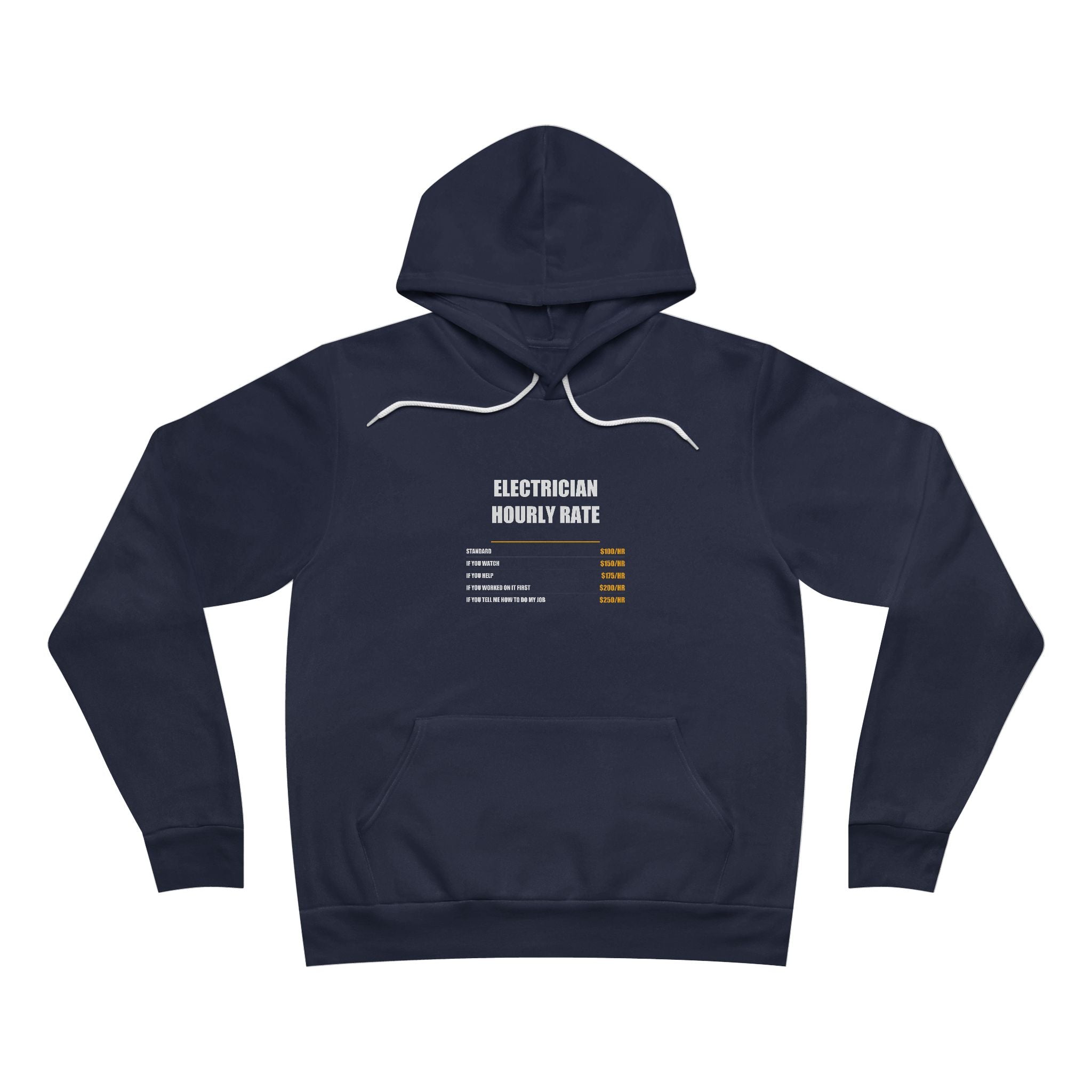 Electrician Hourly Rate Hoodie - view 4