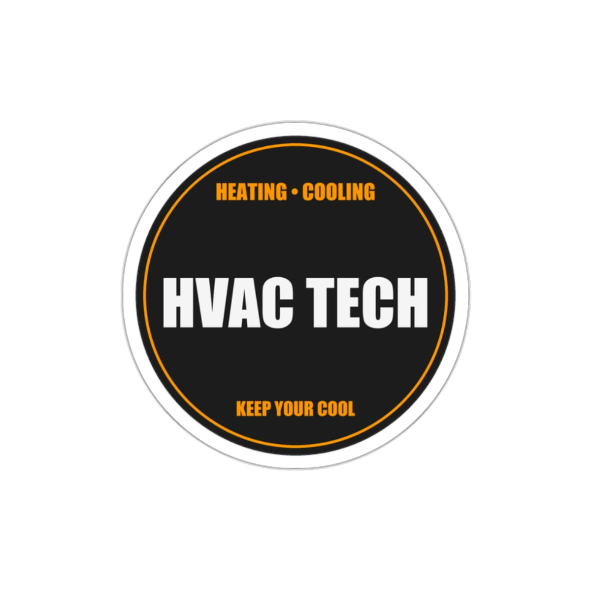 HVAC Tech Die-Cut Vinyl Sticker from Kindling & Hammer