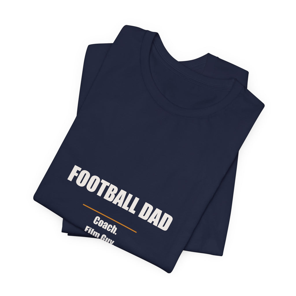 Football Dad Shirt - Coach Film Guy Trainer Driver Quiet On Sundays, Funny Football Dad Gift, Premium Bella Canvas Tee