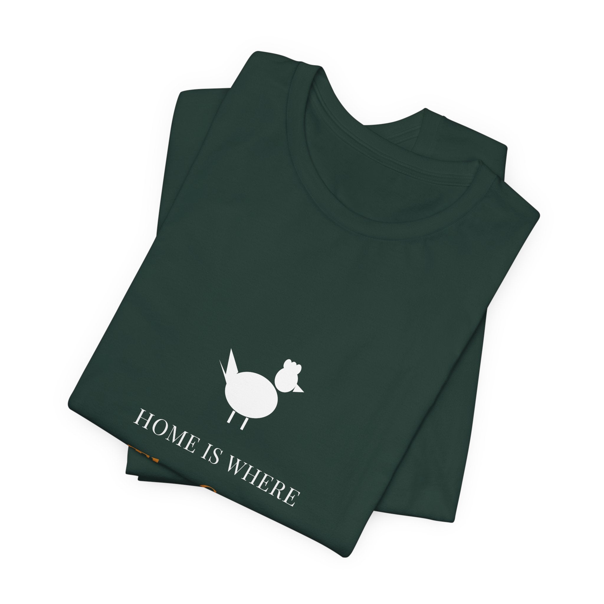 Home Is Where The Coop Is Shirt - Farmhouse Chicken Tee, Premium Bella Canvas