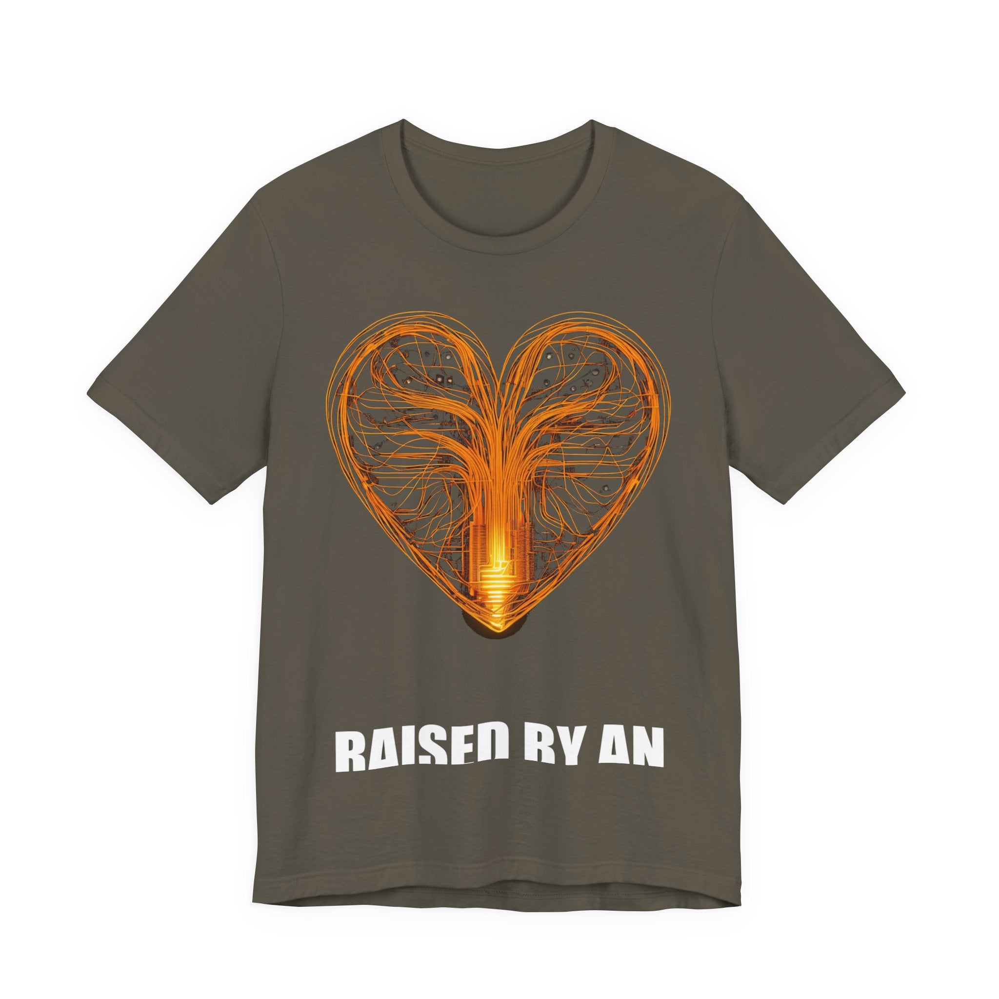 Raised By An Electrician T-Shirt - view 3