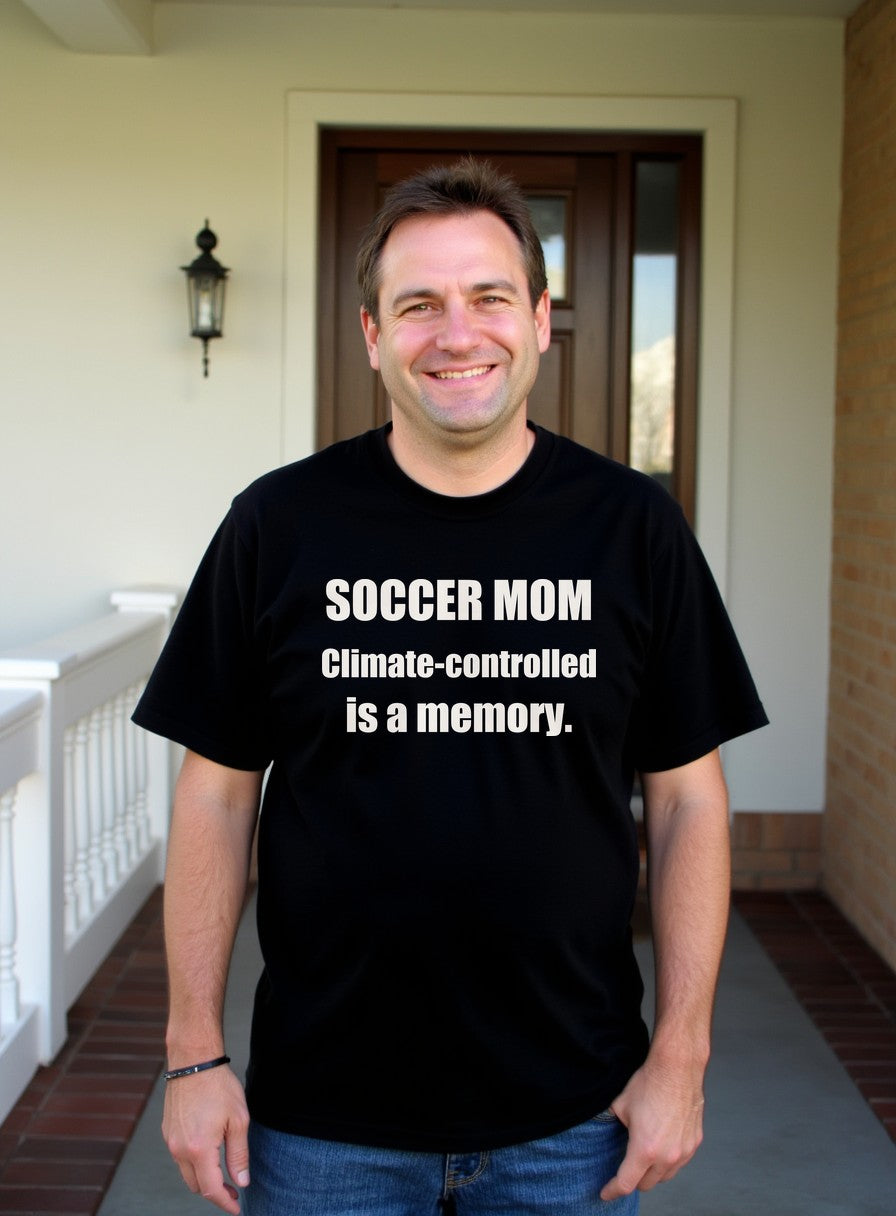 Soccer Mom Shirt — worn lifestyle photo