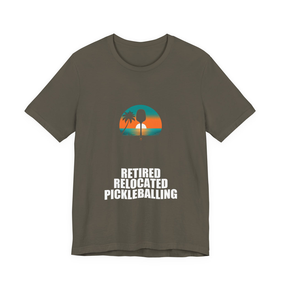 Retired Relocated Pickleballing Shirt - Retirement Gift, Retired 2026, Tee, T-Shirt