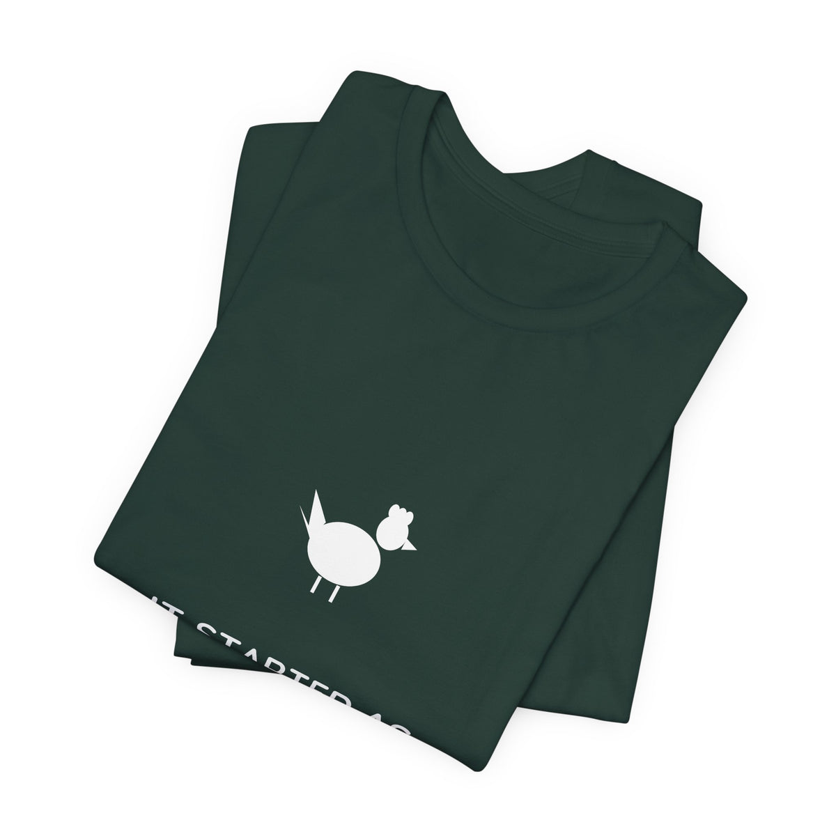 It Started As A Hobby Shirt - Funny Chicken Keeper Tee, Premium Bella Canvas