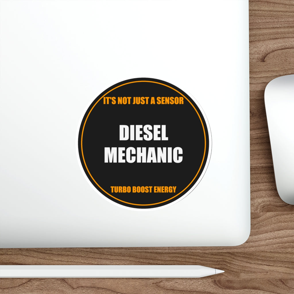 Diesel Mechanic Die-Cut Vinyl Sticker - view 17