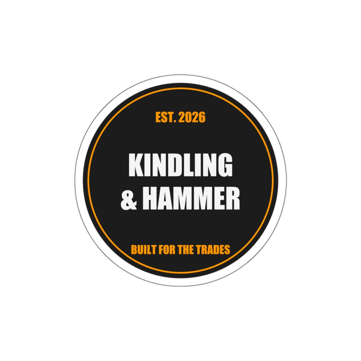 Kindling & Hammer Die-Cut Vinyl Sticker - view 4