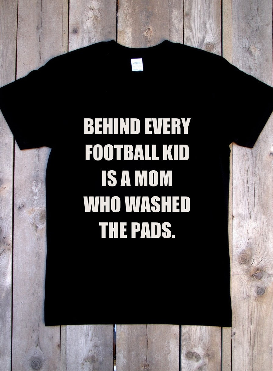 Football Mom Shirt — flat lay photo