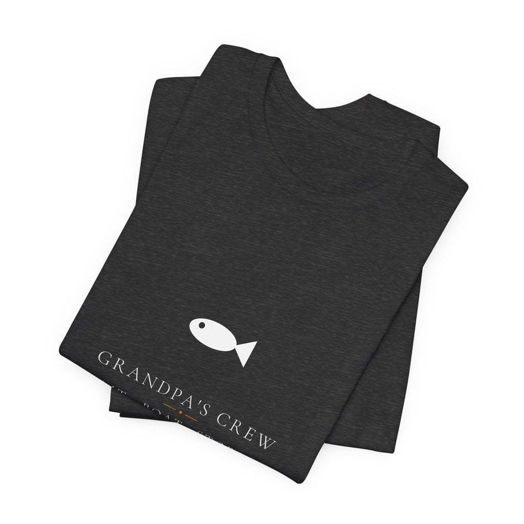 Grandpa's Crew Fishing Shirt - Bait Boat Stories Tee, Premium Bella Canvas
