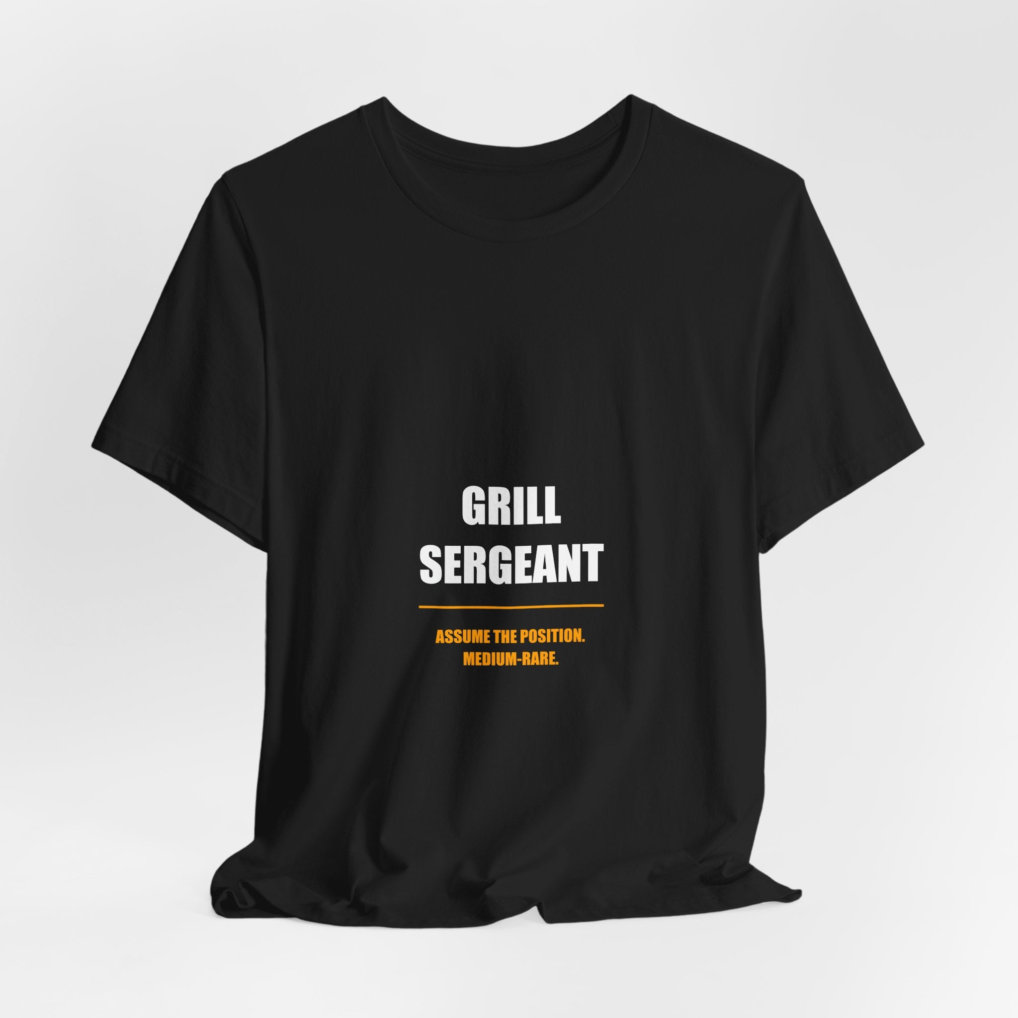 Grill Sergeant Shirt - Funny BBQ Dad Tee, Father's Day Grilling Gift, Premium Bella Canvas