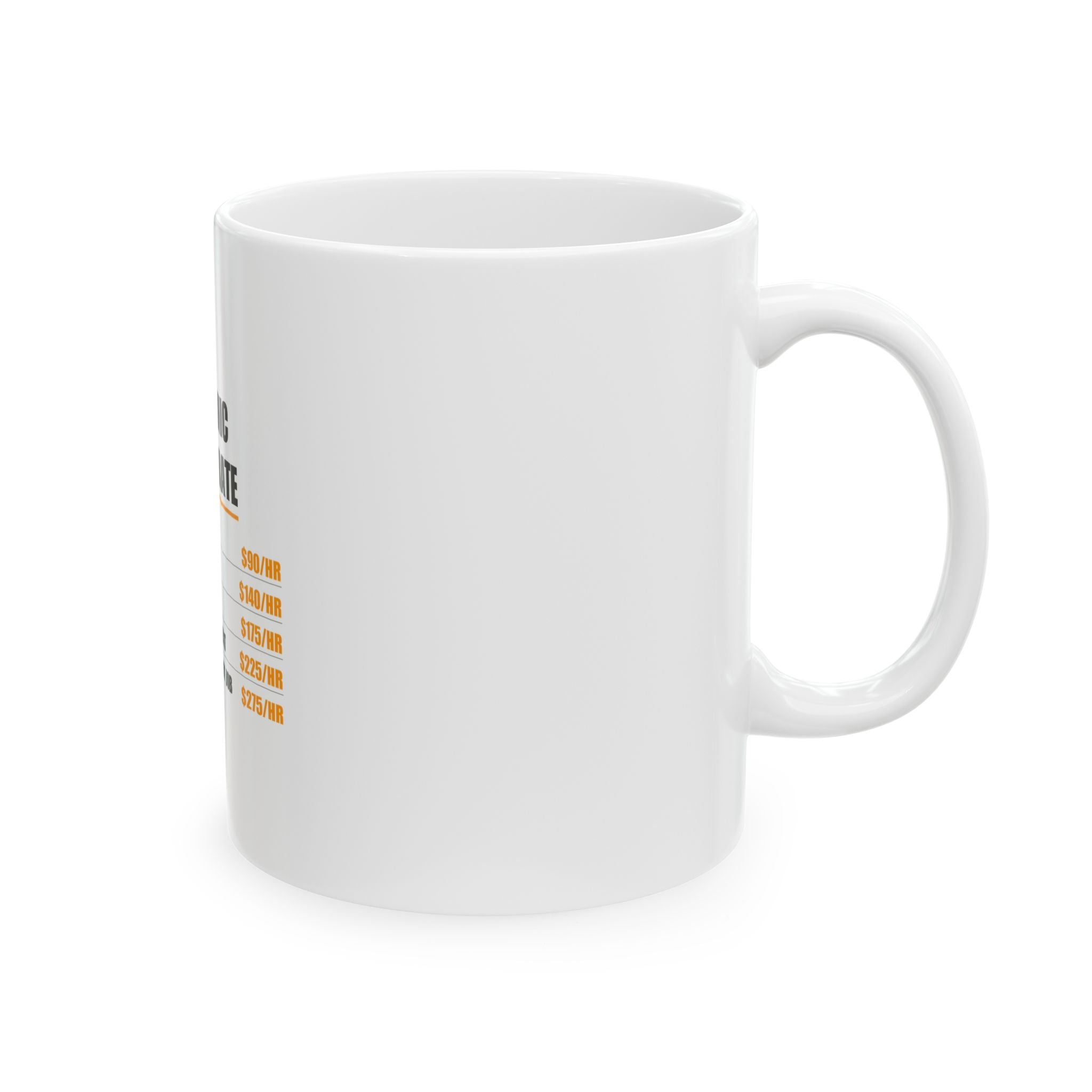 Mechanic Hourly Rate Mug - view 5