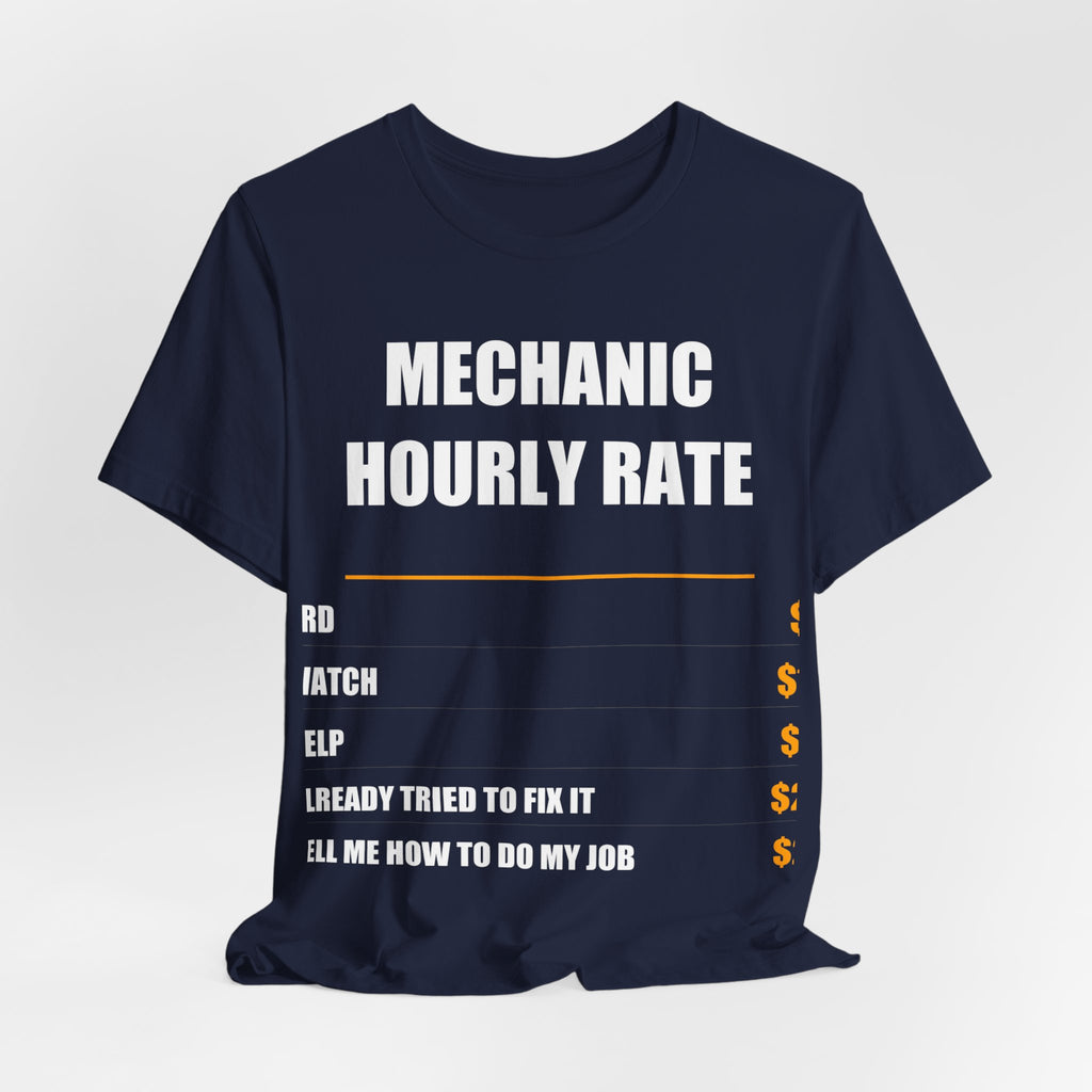 Mechanic Hourly Rate Shirt - view 37
