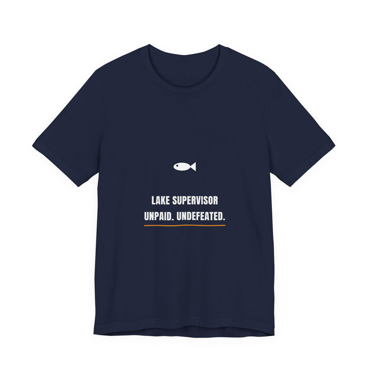 Lake Supervisor Shirt - Funny Fishing Boss Tee, Premium Bella Canvas