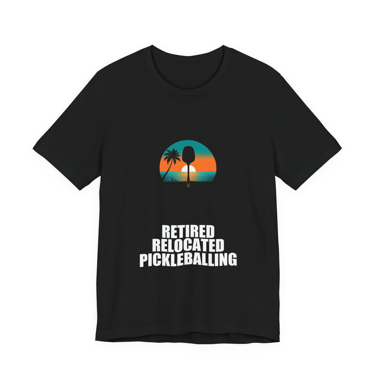 Retired Relocated Pickleballing Shirt from Kindling & Hammer