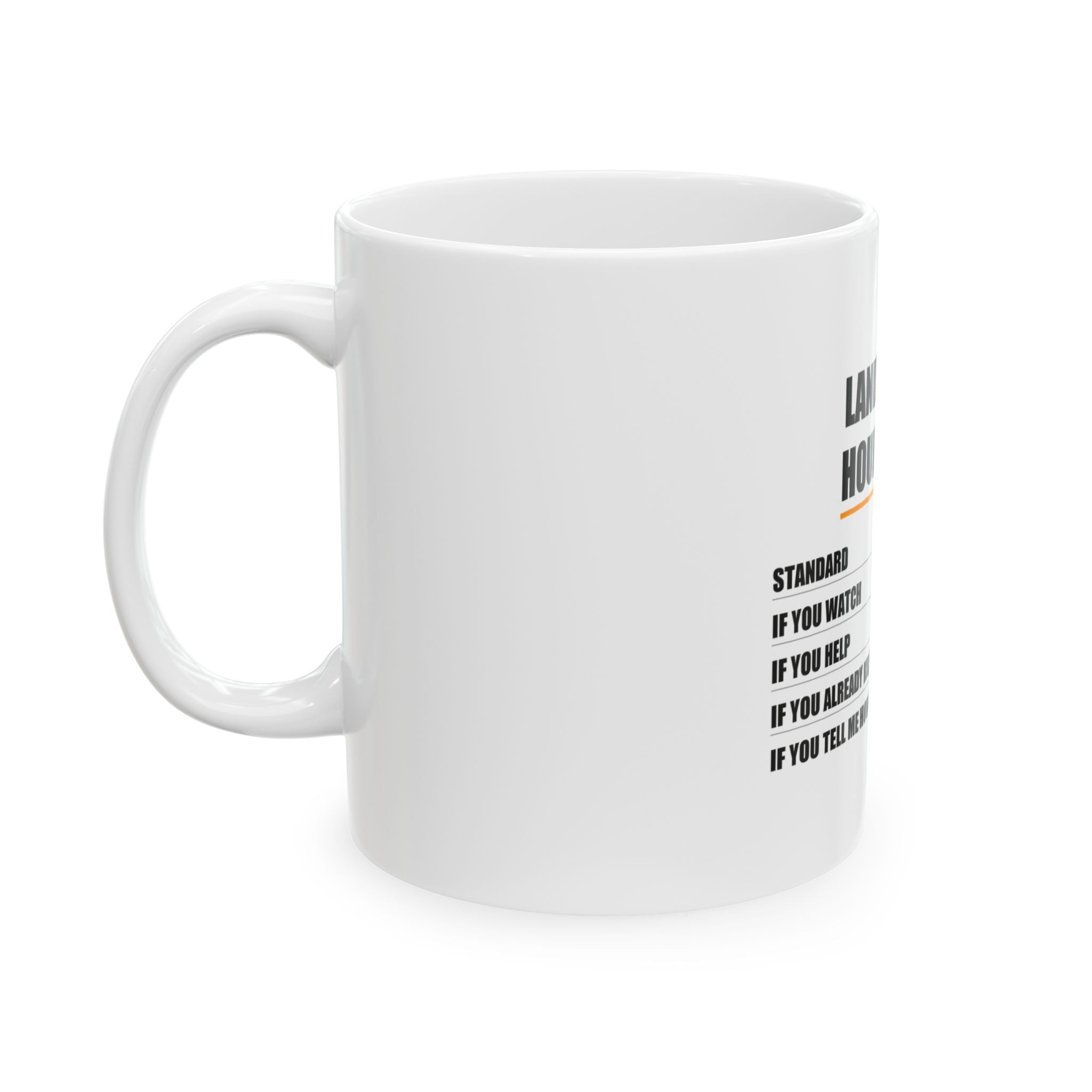 Landscaper Hourly Rate Mug - view 4