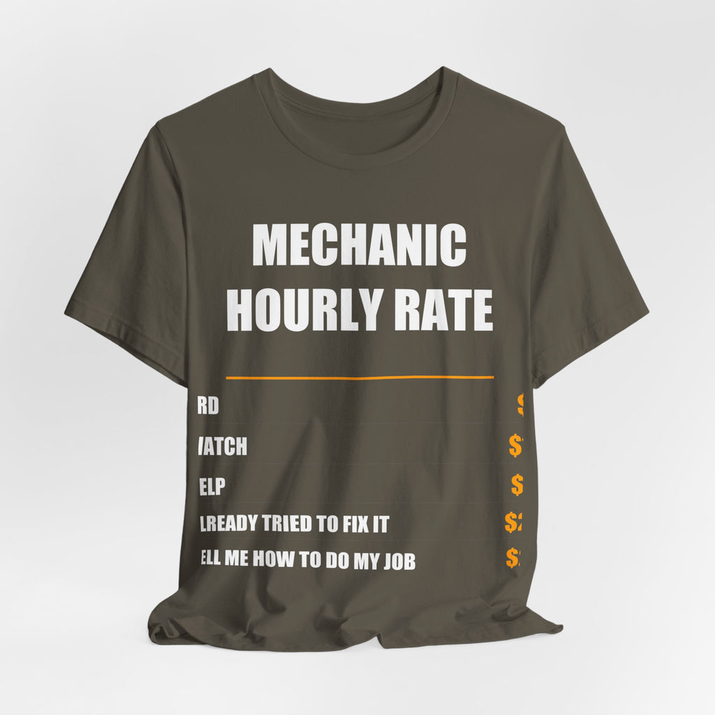 Mechanic Hourly Rate Shirt - view 19