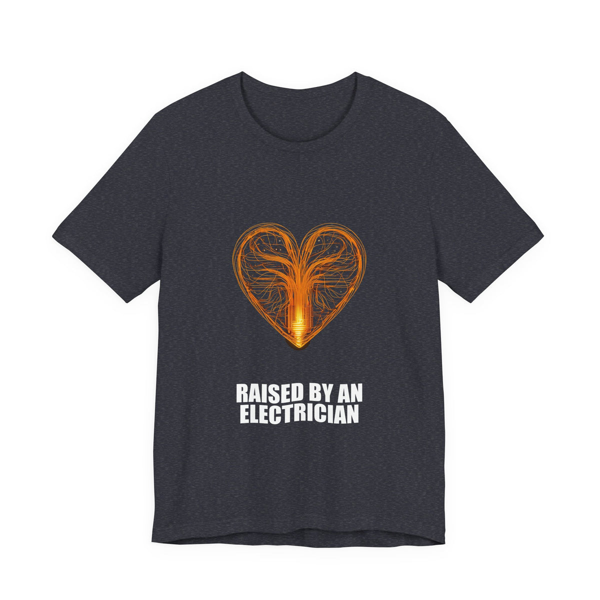 Raised By An Electrician T-Shirt - Electrician Gift, Funny Trade Shirt