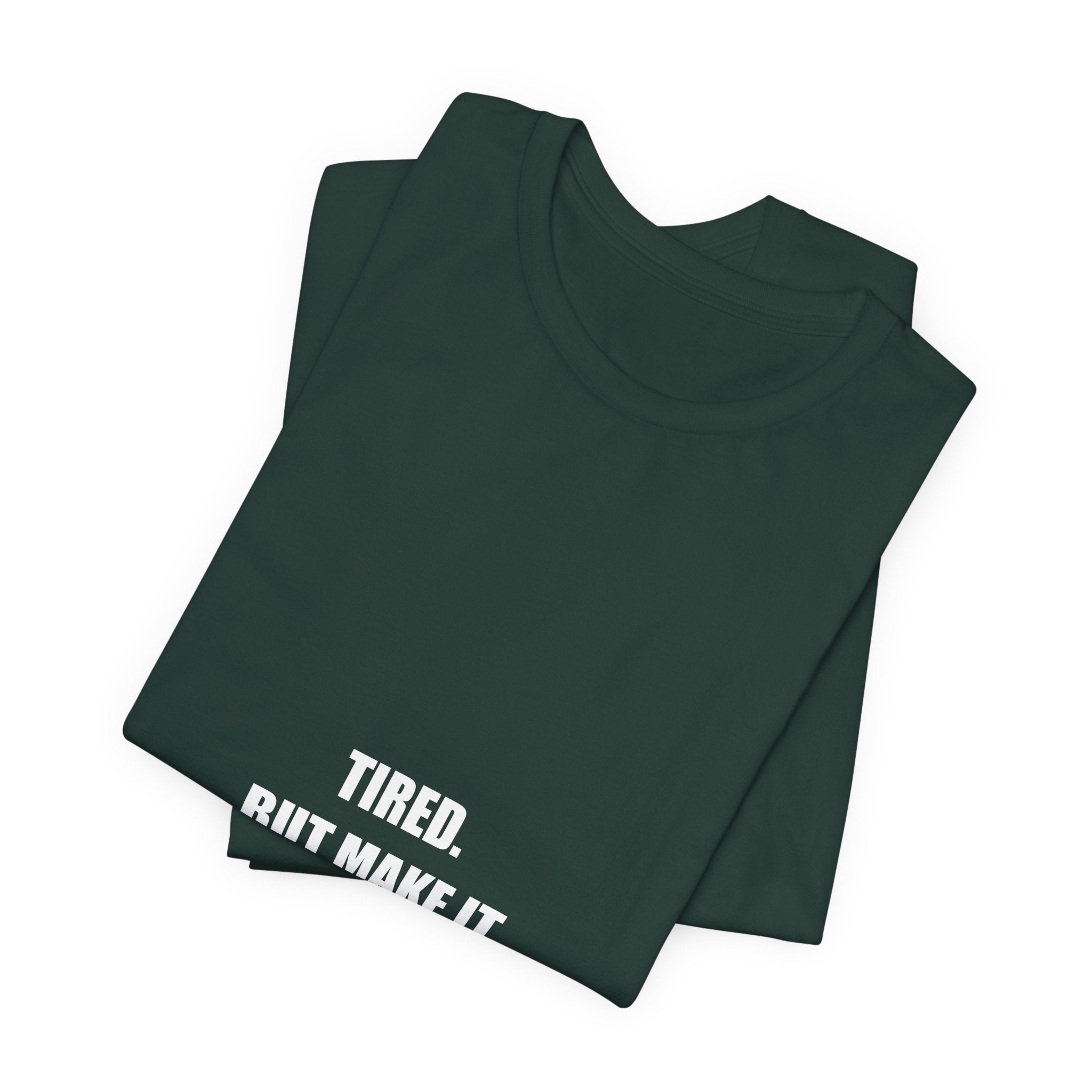 Tired But Make It Teacher Shirt - Funny Tired Teacher Gift, Teacher Humor Tee, Back to School, Premium Bella Canvas