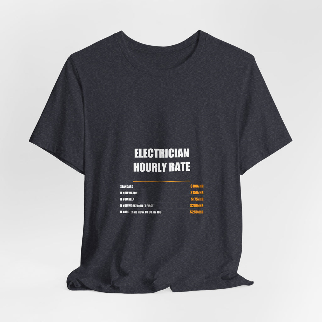 Electrician Hourly Rate Shirt - view 34