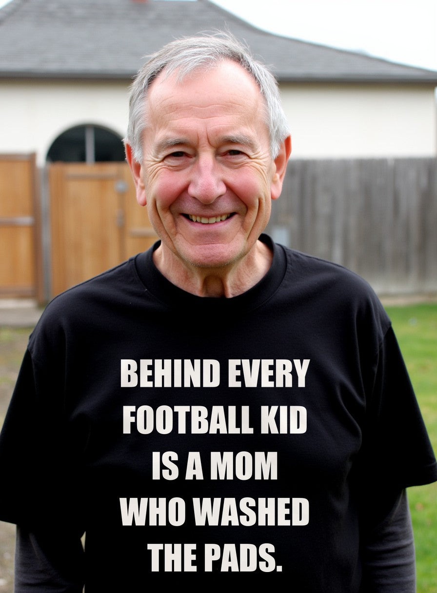 Football Mom Shirt — worn lifestyle photo