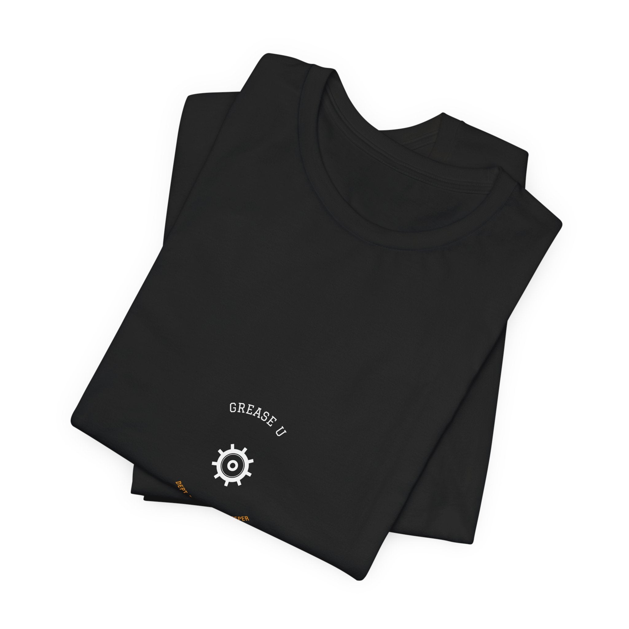 Grease U Dept 76 Mechanic Shirt - Varsity Collegiate Mechanic Tee, Funny Mechanic Gift, Premium Bella Canvas