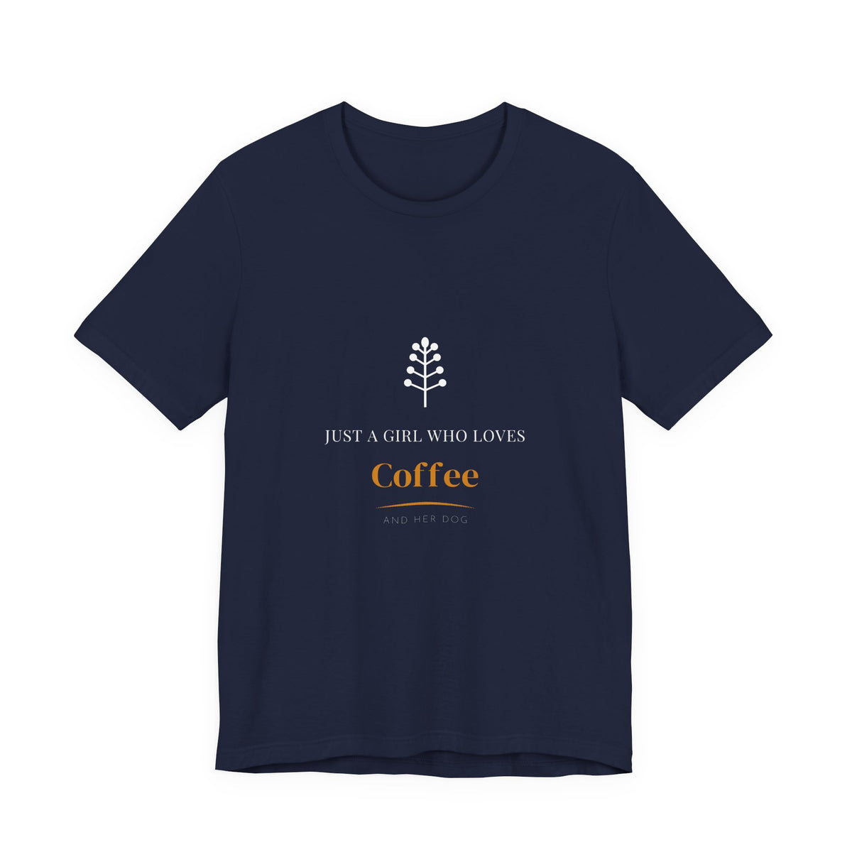 Just A Girl Who Loves Coffee And Her Dog Shirt - Farmhouse Coffee Lover Tee, Dog Mom Gift, Premium Bella Canvas