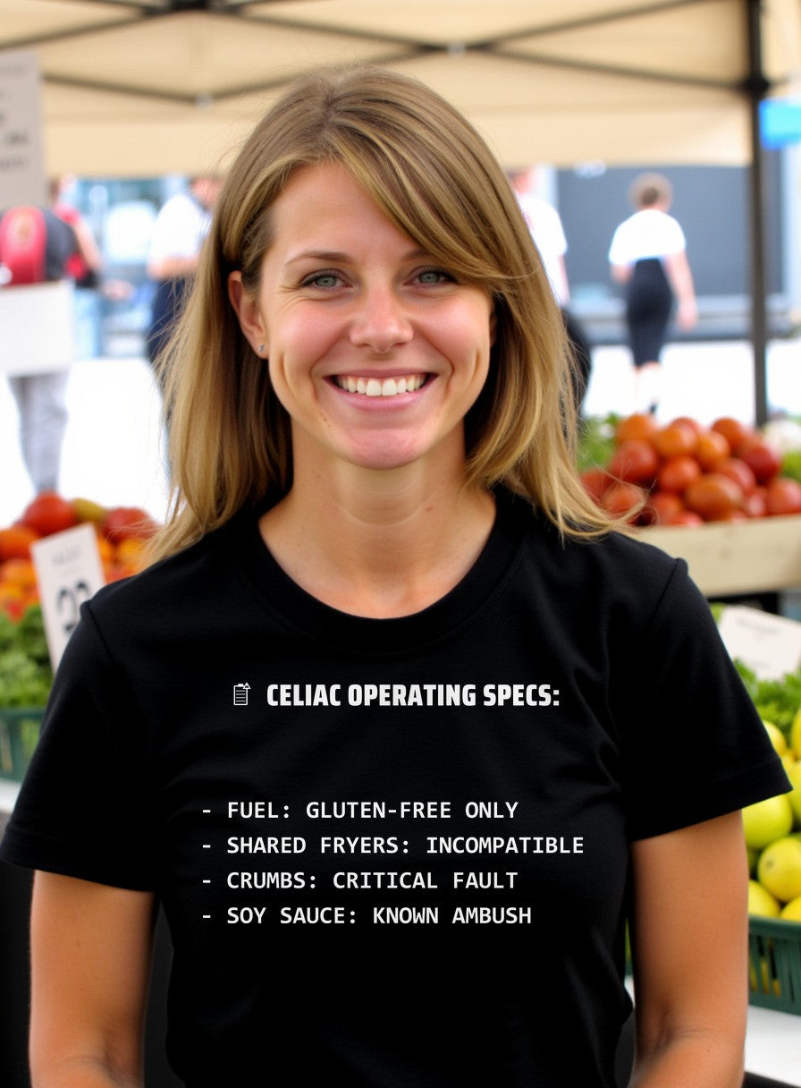 Celiac Operating Specs Shirt — worn lifestyle photo