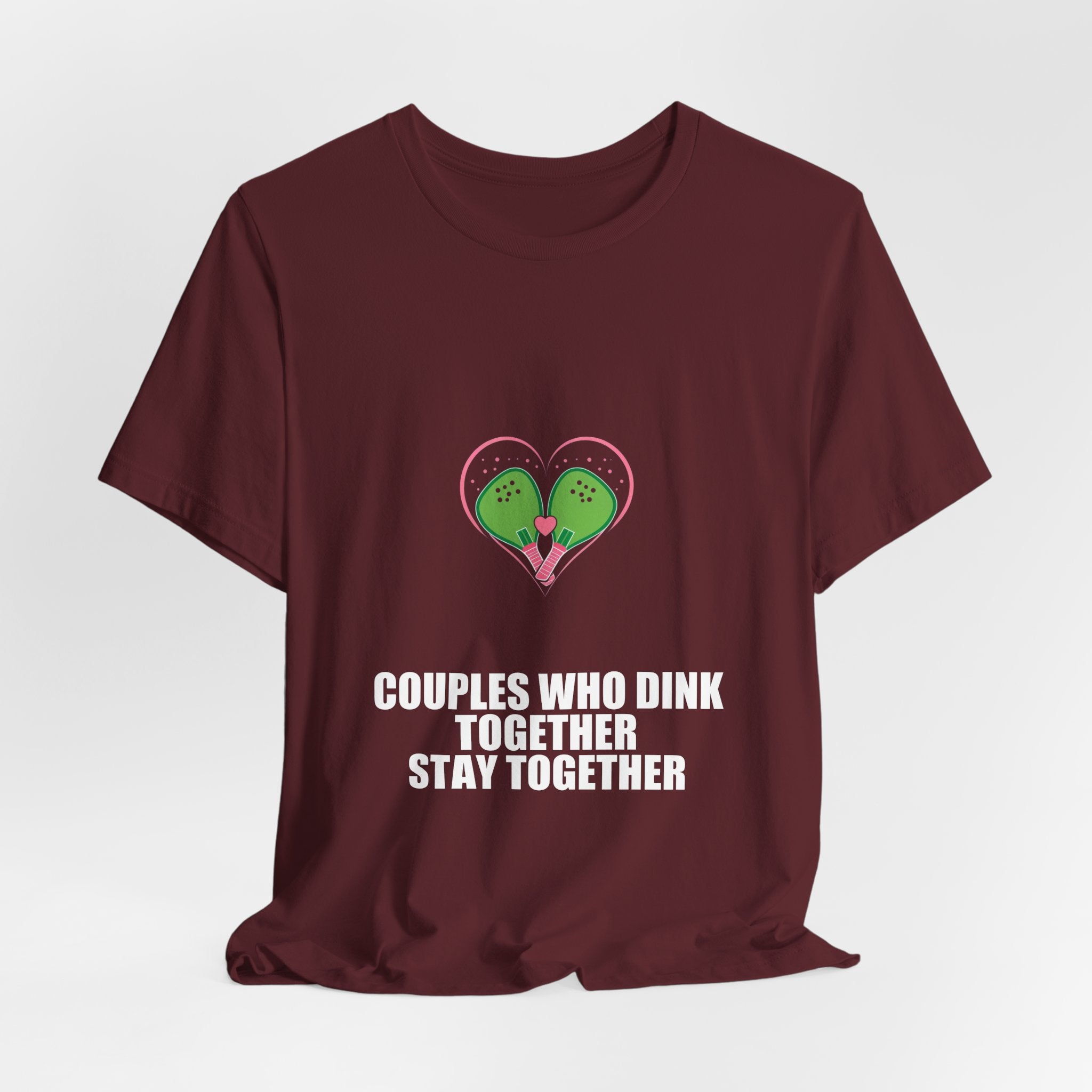 Couples Who Dink Together Stay Together Shirt - Pickleball Player, Pickleball Gift, Tee, T-Shirt