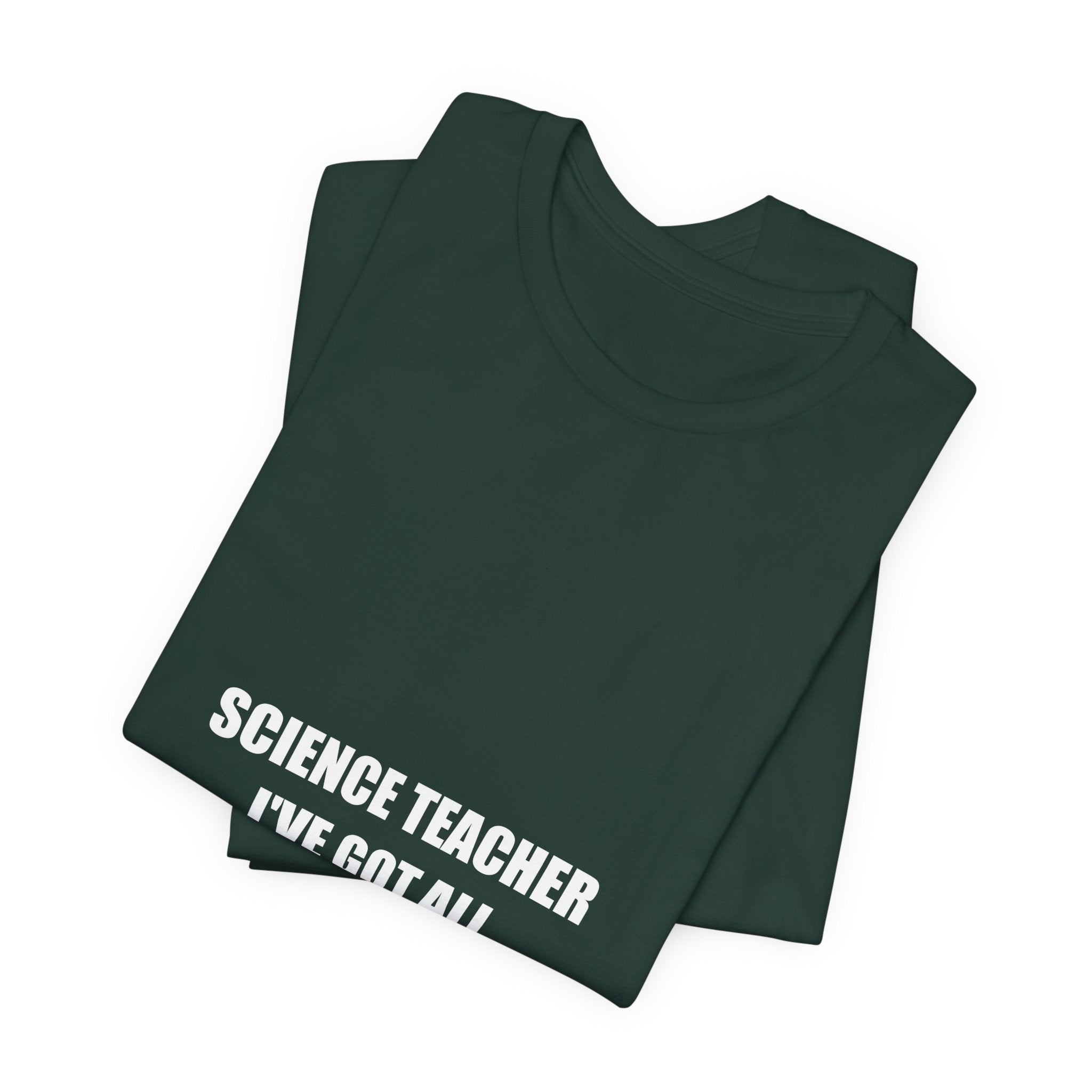 Science Teacher I've Got the Solutions Shirt - Funny Science Teacher Gift, Chemistry Teacher Tee, Premium Bella Canvas