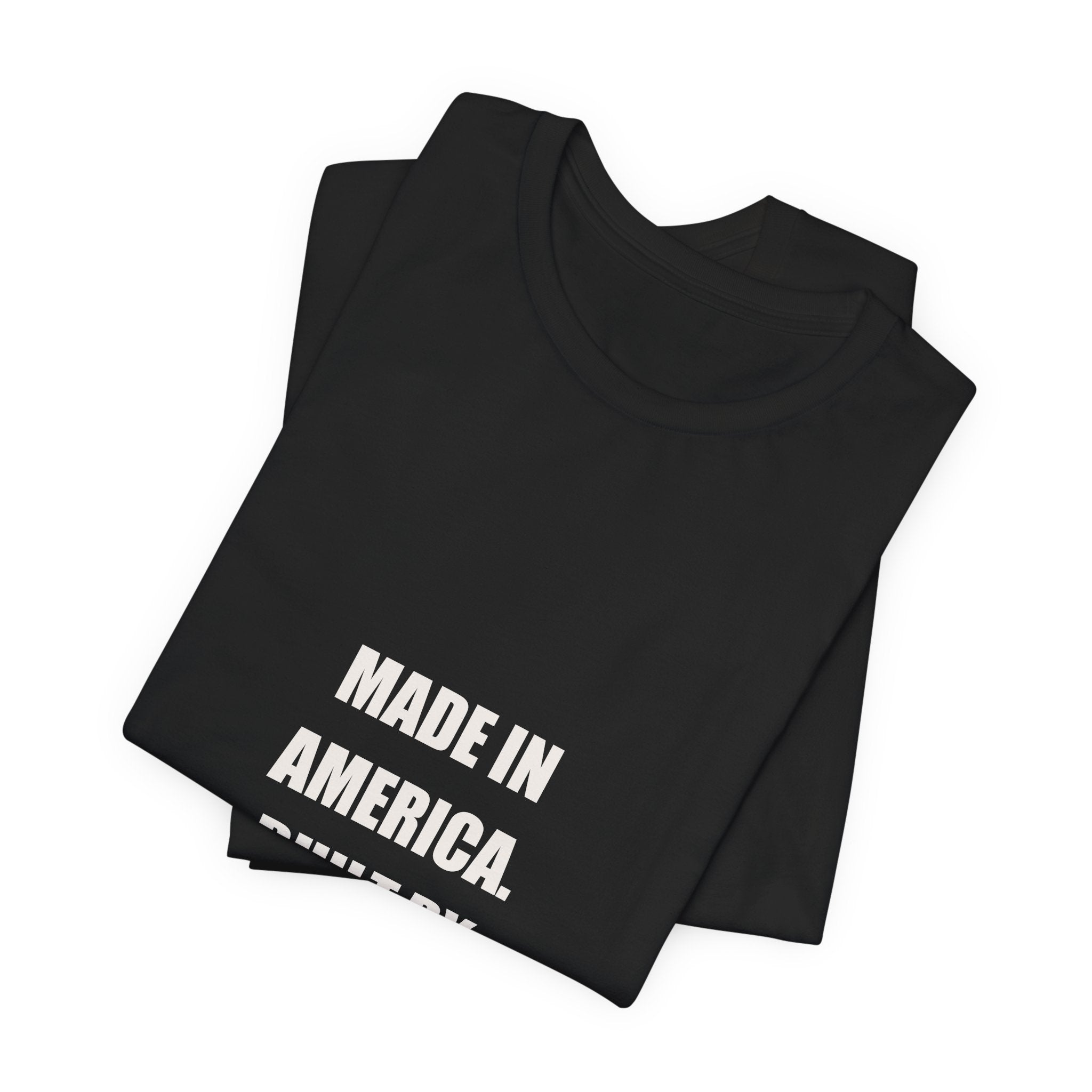 Made In America Built By Trade Shirt - Tradesman Patriotic Tee, Funny American Worker Gift, Premium Bella Canvas