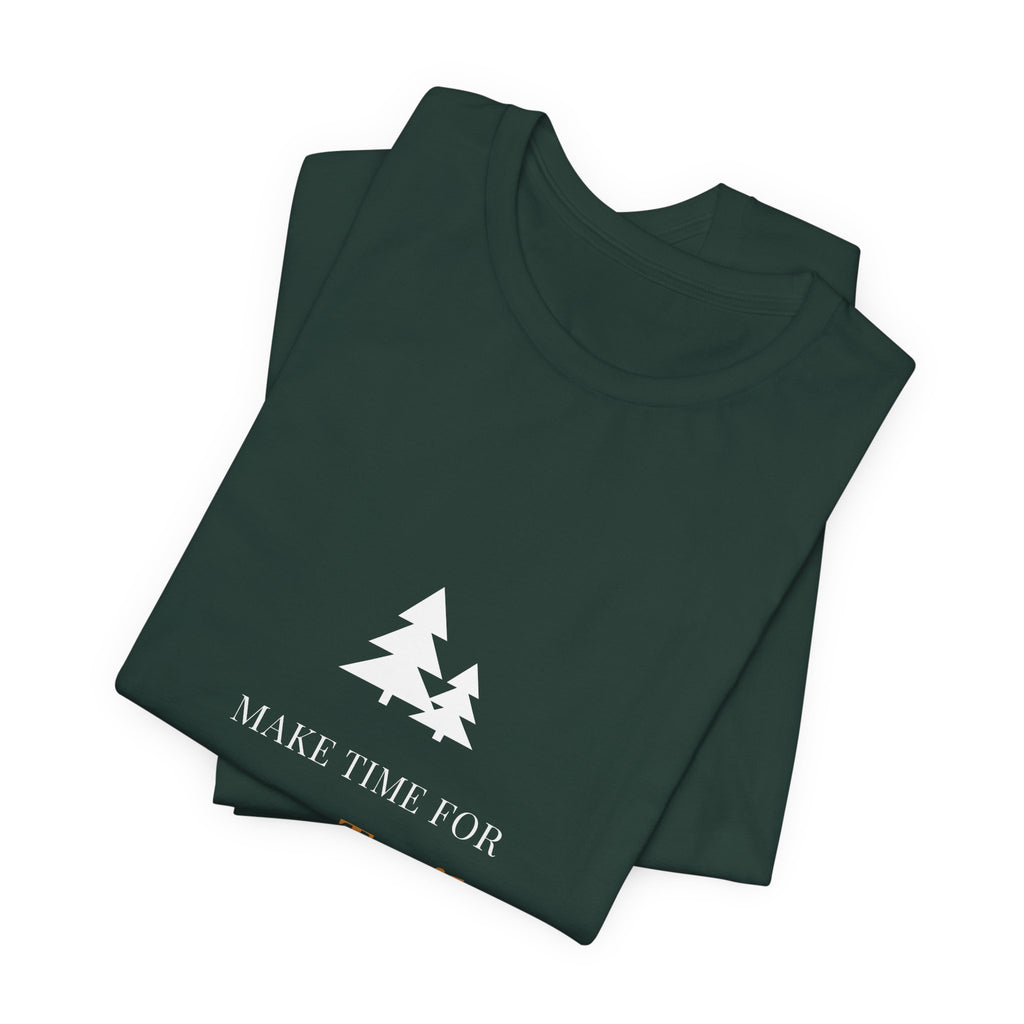 Long Trails Slow Mornings Shirt - Farmhouse Camping Tee, Premium Bella Canvas
