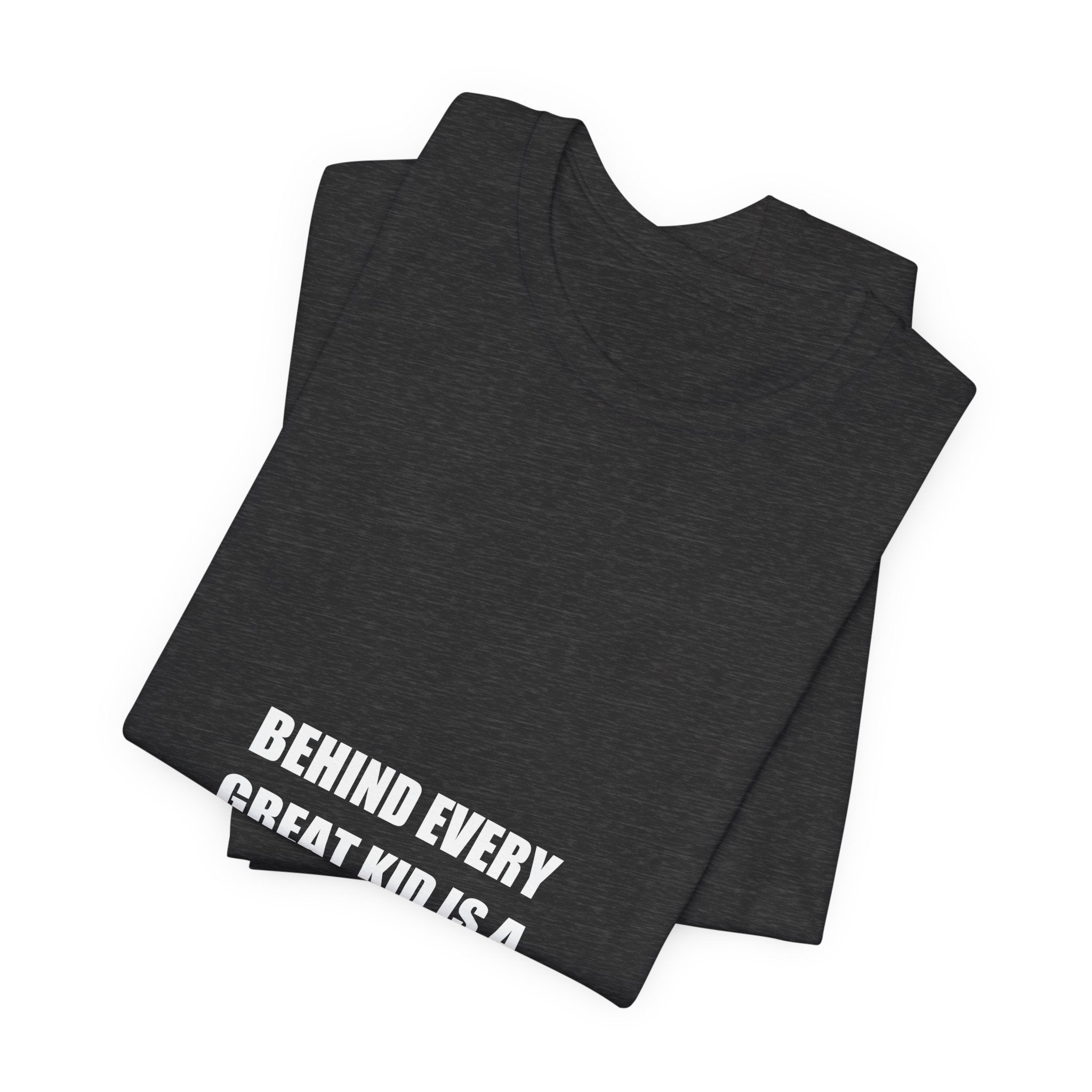 Behind Every Great Kid Is a Teacher Who Cared Shirt - Teacher Appreciation Gift, Sweet Teacher Tee, Premium Bella Canvas