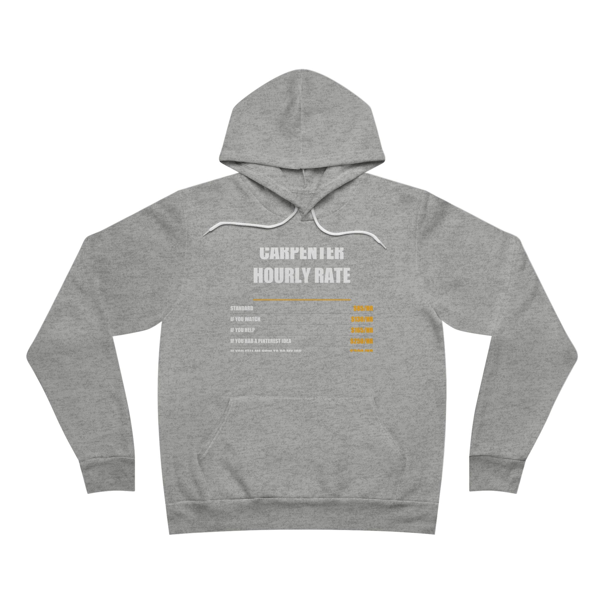 Carpenter Hourly Rate Hoodie - view 3