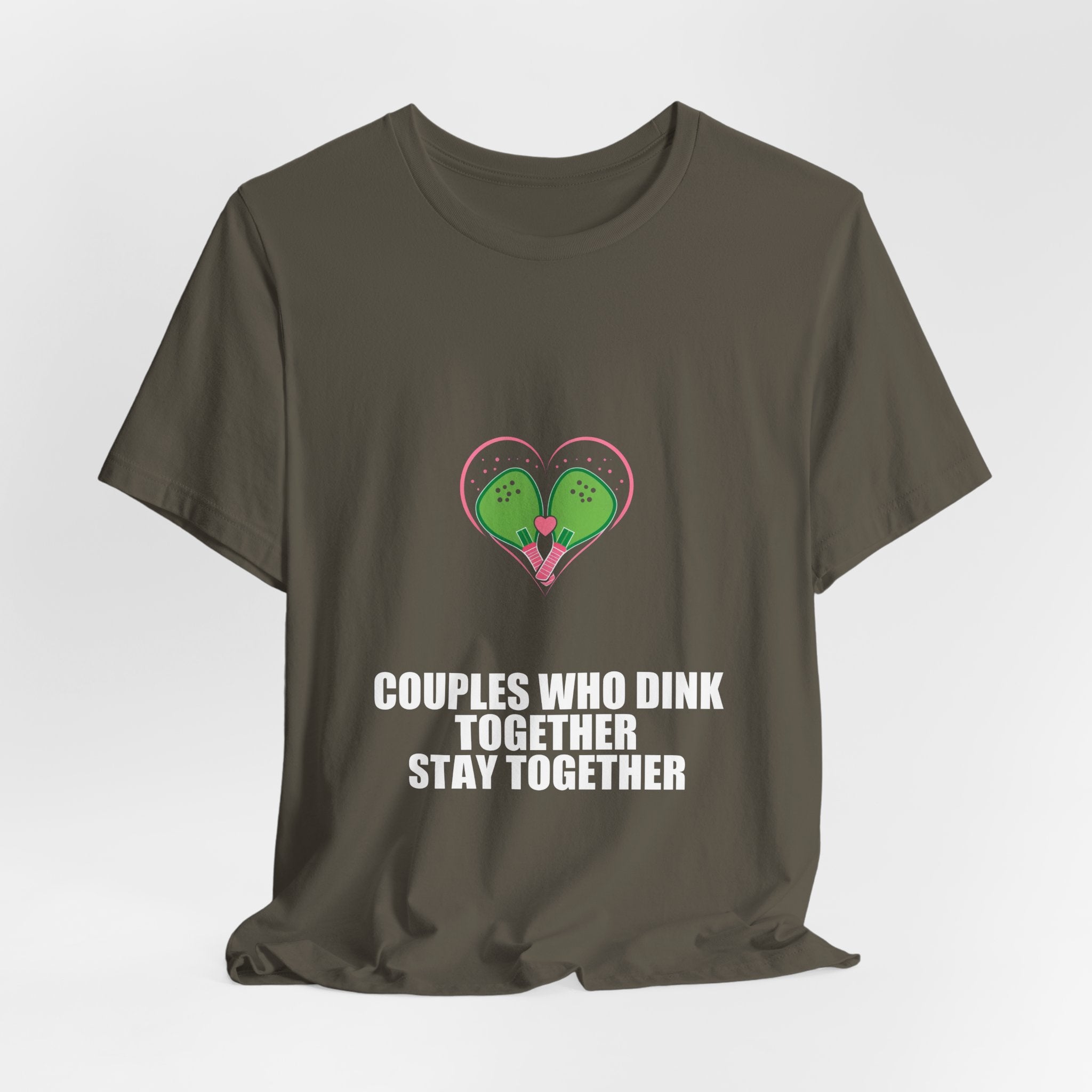 Couples Who Dink Together Stay Together Shirt - Pickleball Player, Pickleball Gift, Tee, T-Shirt