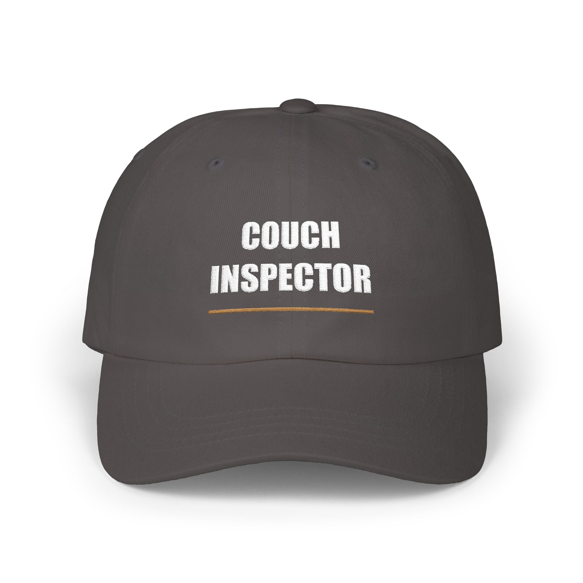 Couch Inspector Dad Hat - Funny Embroidered Dad Cap, Father's Day Gift, Lazy Dad Humor